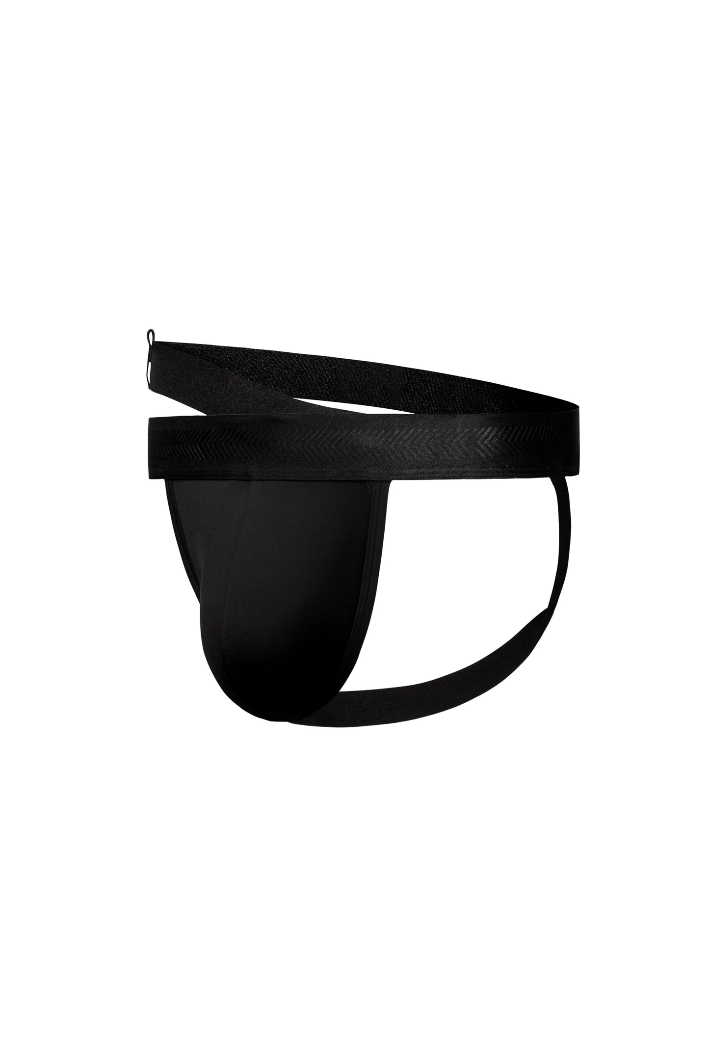Jockstrap & Lustrous Mesh Asymmetric Shoulder Accessory