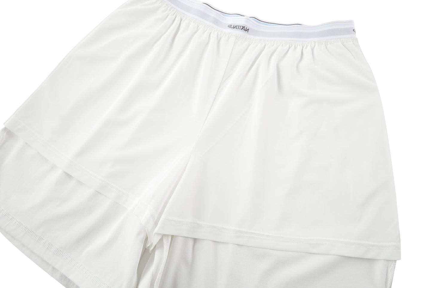Logo Ribbed Waistband Sports Shorts