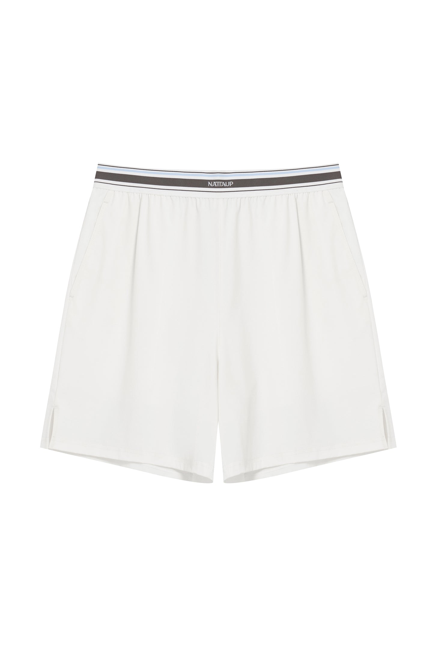 Logo Ribbed Waistband Sports Shorts