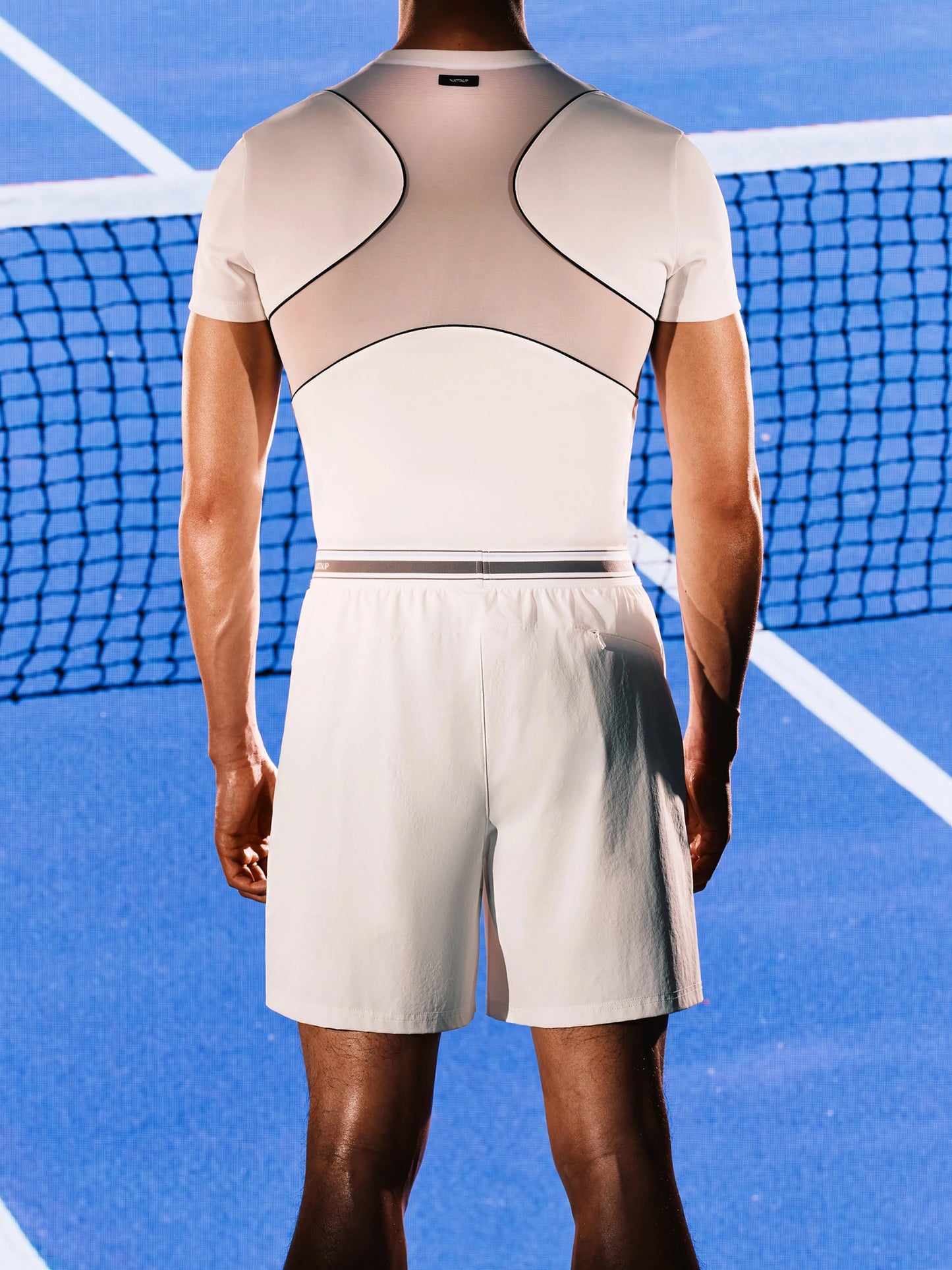Logo Ribbed Waistband Sports Shorts