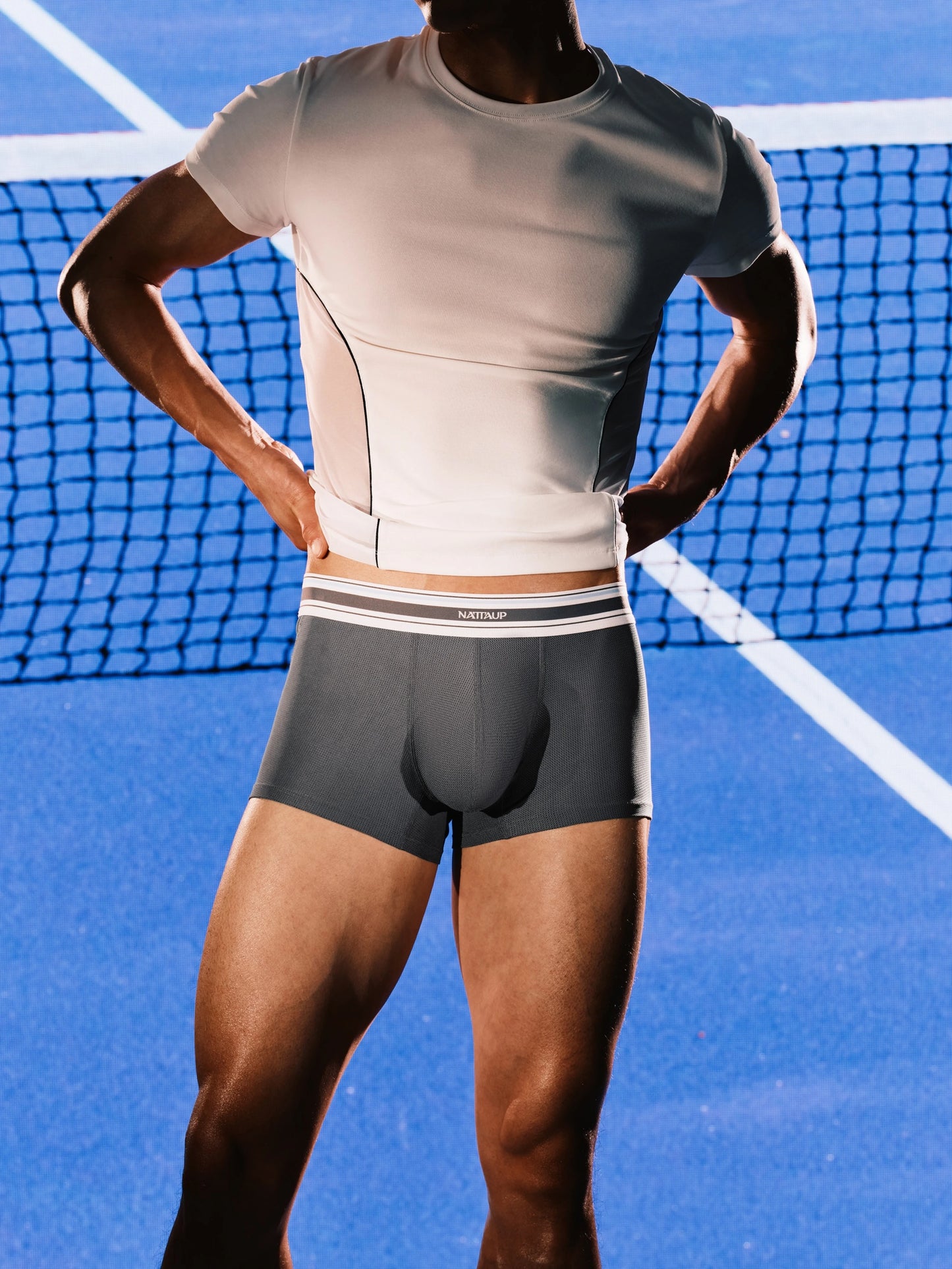 Logo Ribbed Waistband Trunk
