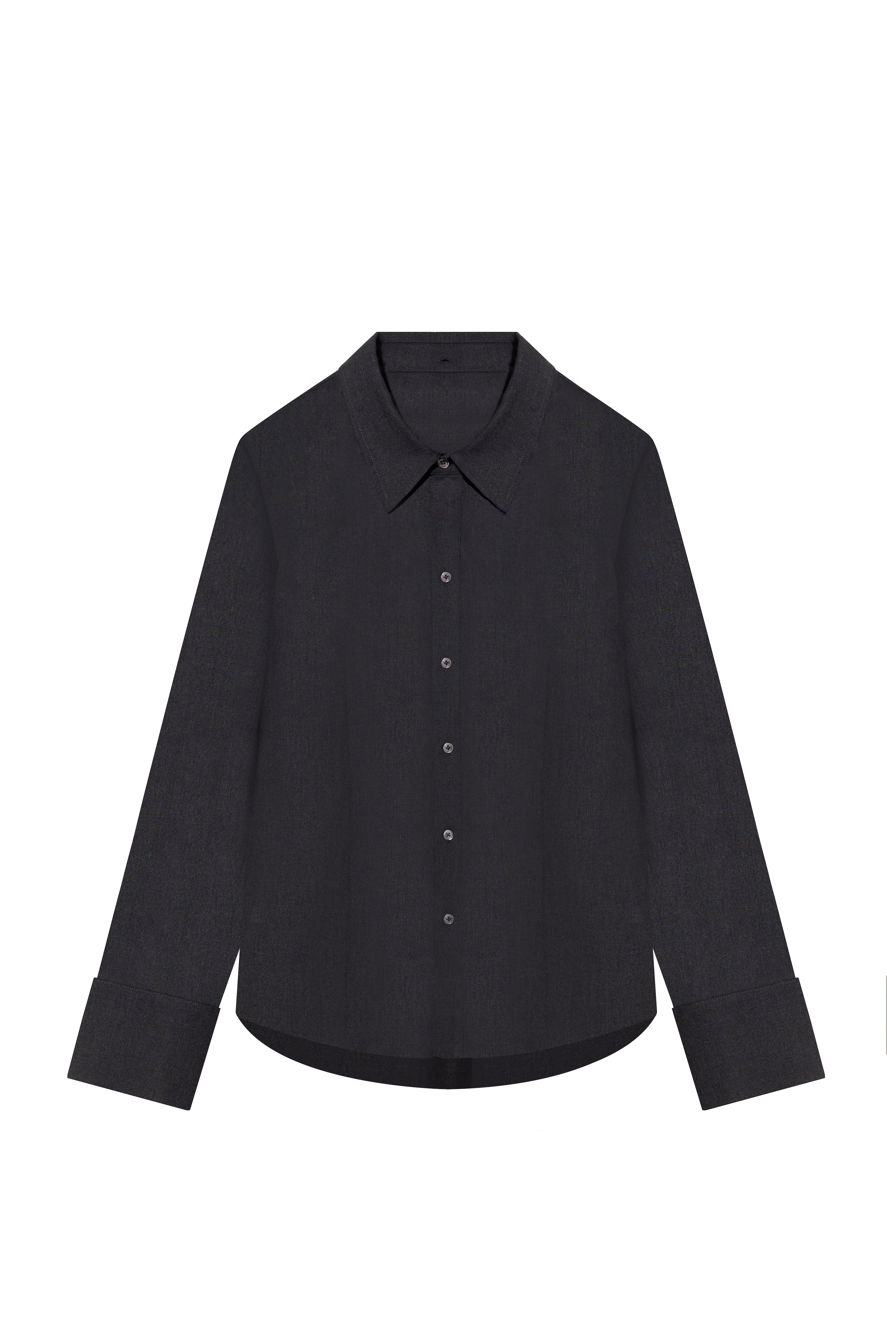 Long-Sleeve Shirt (Dark Heather/Khaki)
