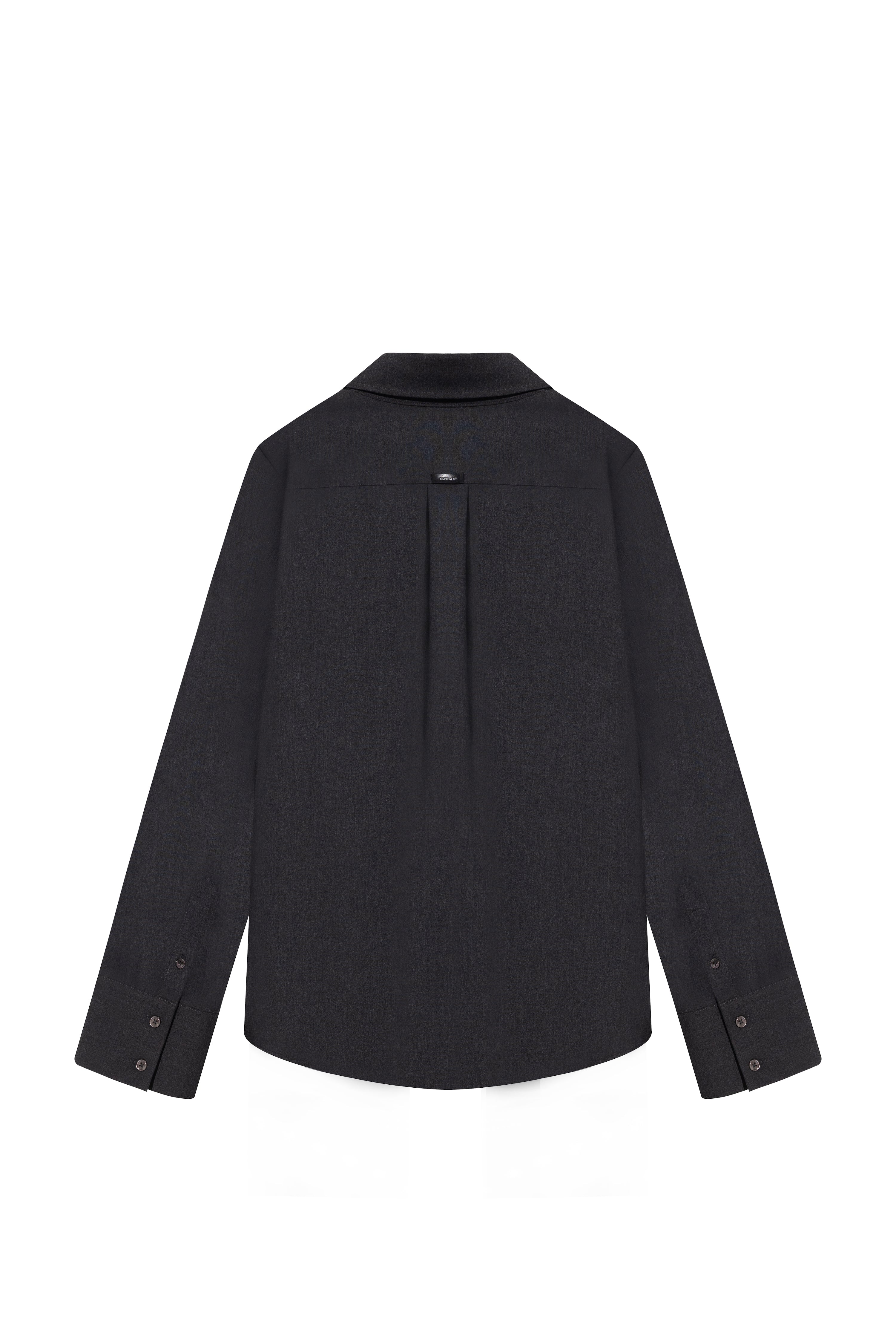 Long-Sleeve Shirt (Dark Heather/Khaki)