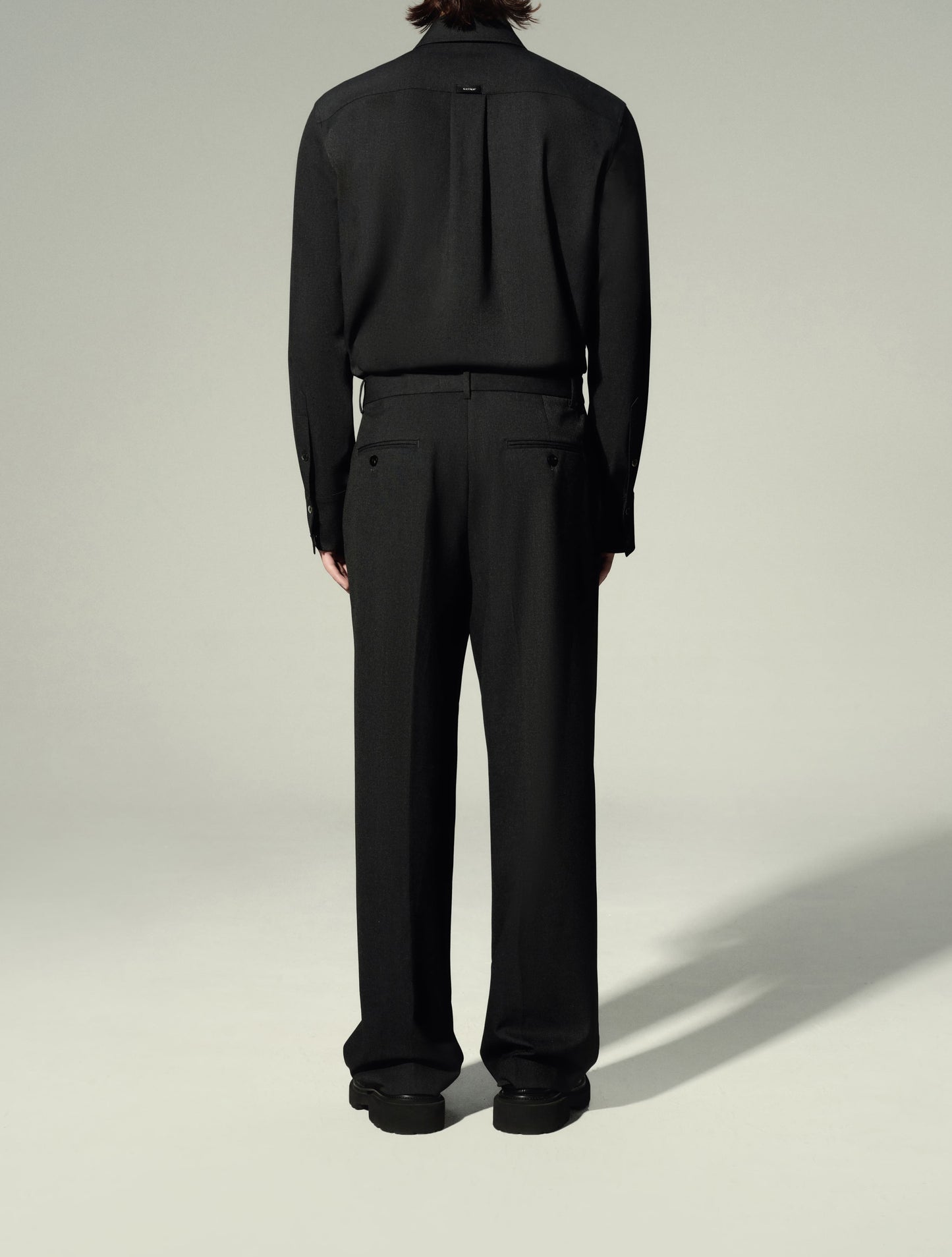 Long-Sleeve Shirt (Dark Heather/Khaki)