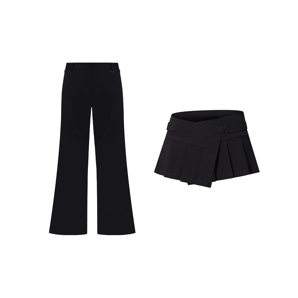 Low-Rise Flared Pants