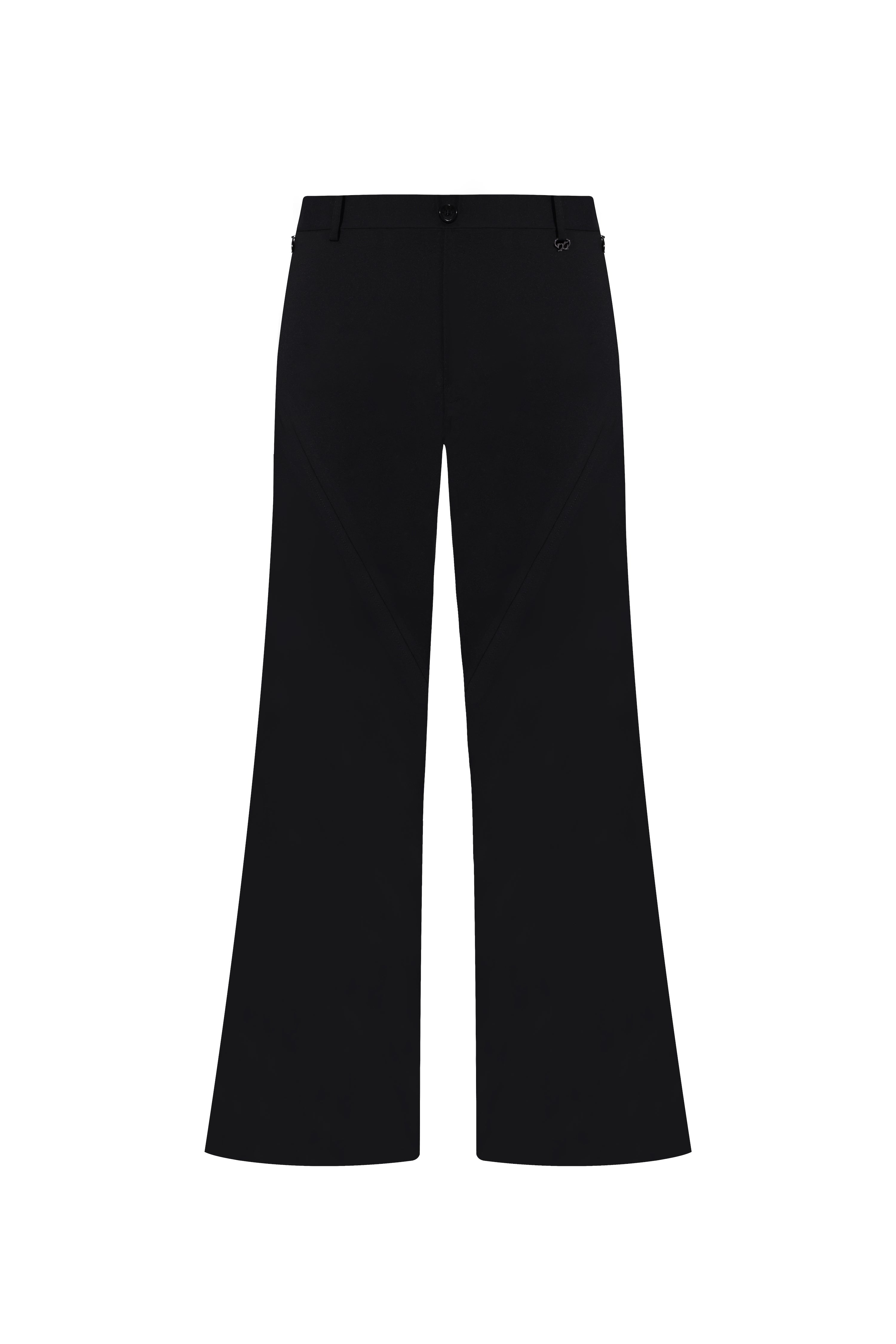 Low-Rise Flared Pants