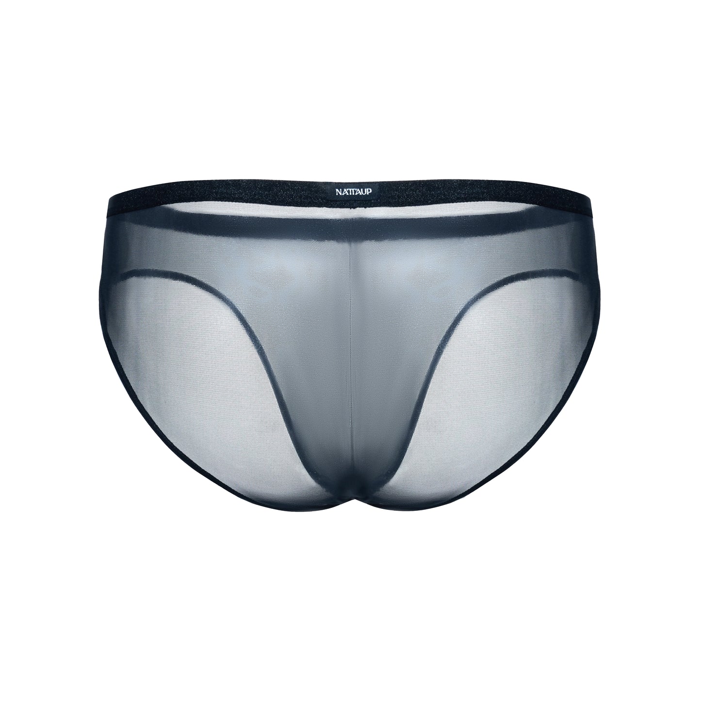 Lustrous Mesh Single-Layer Pouch Briefs