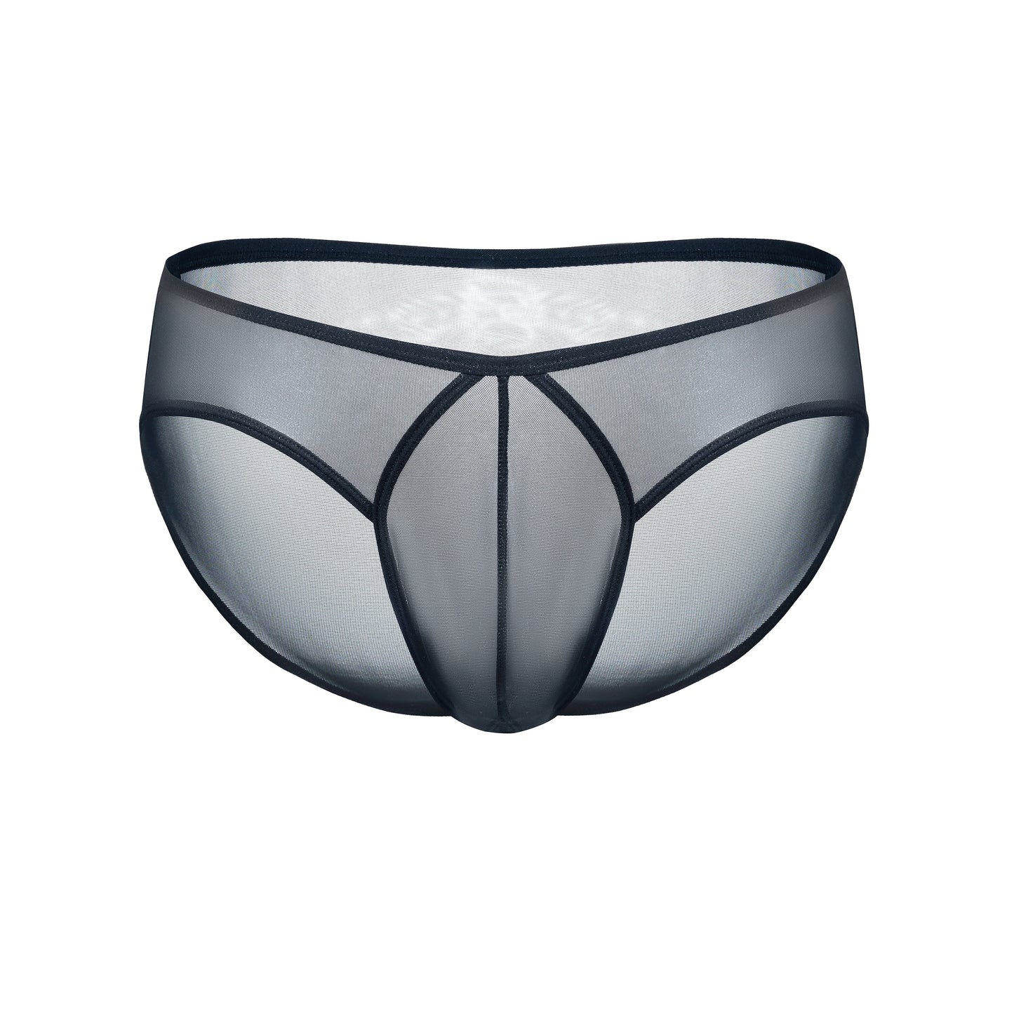 Lustrous Mesh Single-Layer U-Pouch Briefs*2