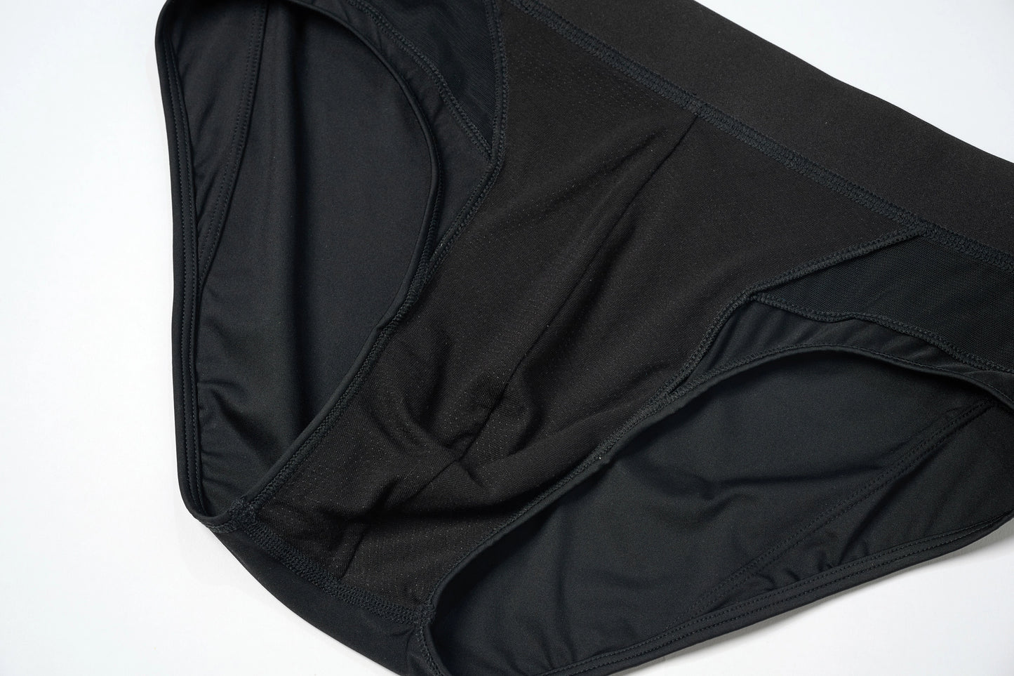 Diagonal Logo Mesh Panel Brief