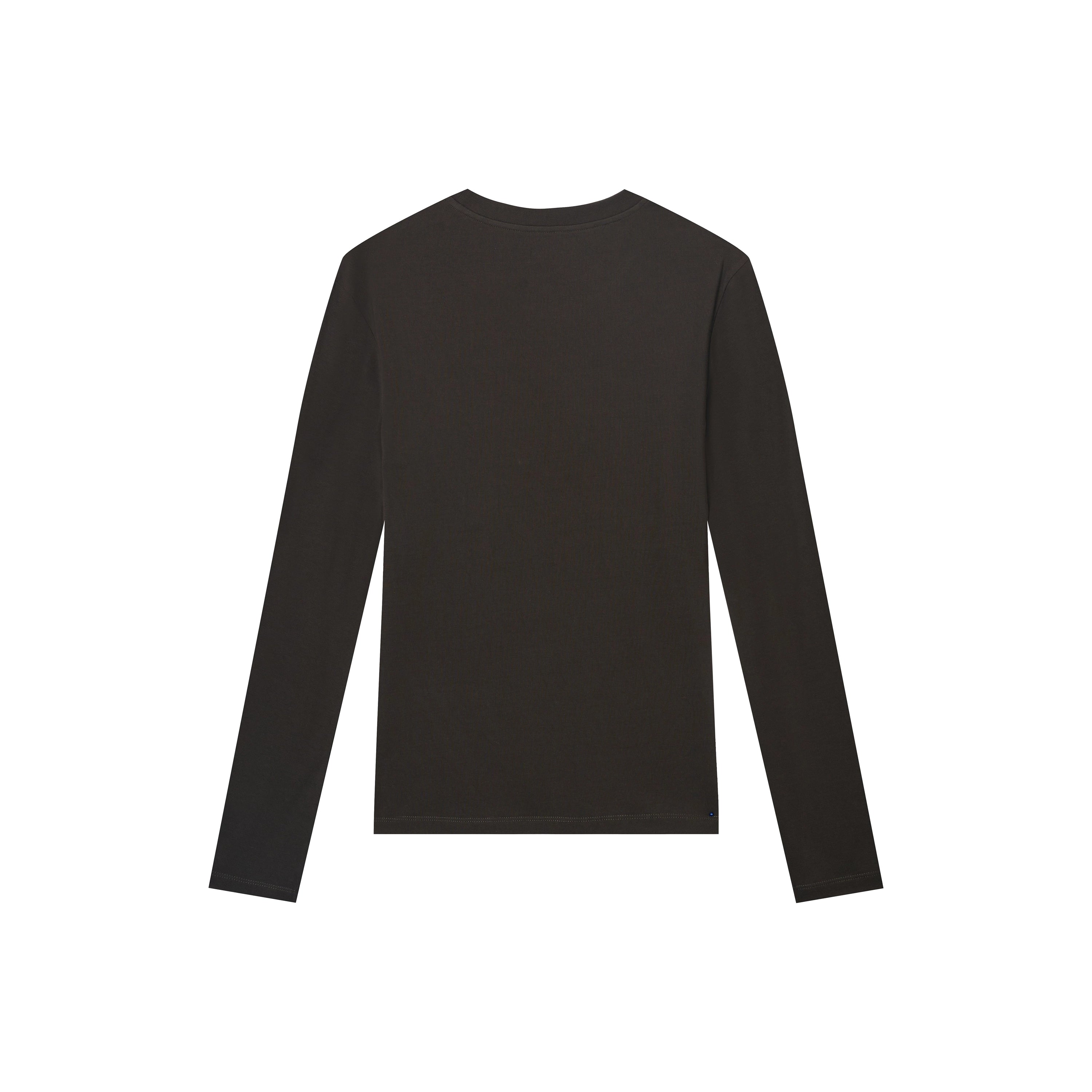 Mesh Panel Long Sleeve Top