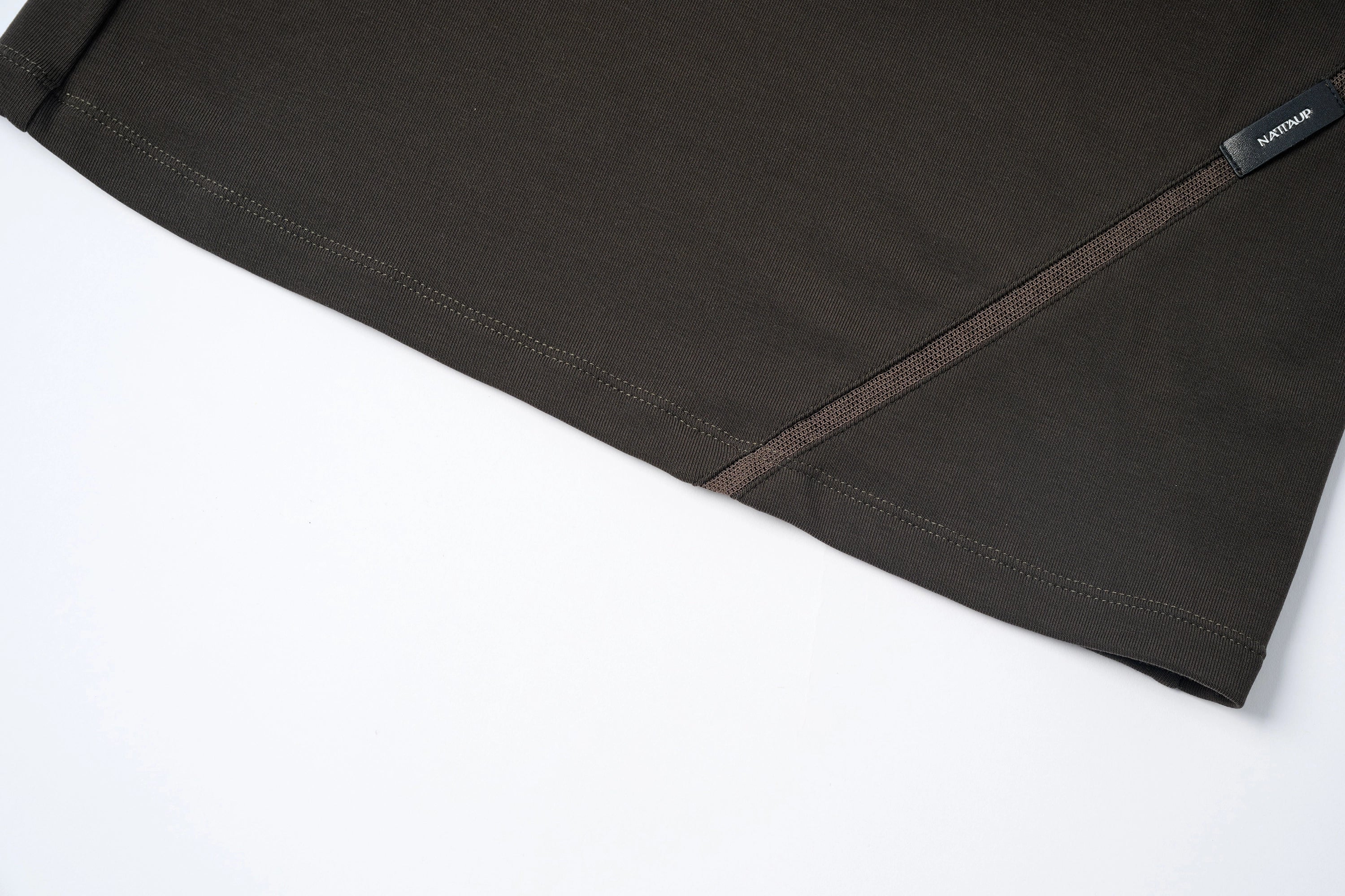 Mesh Panel Long Sleeve Top