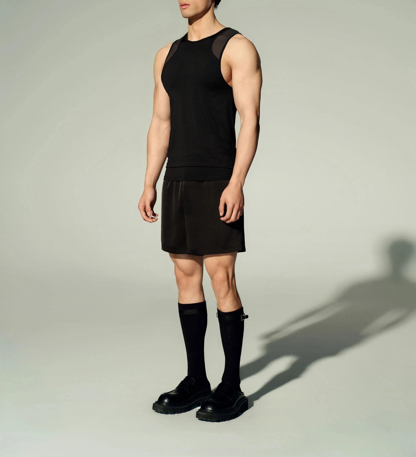 Mesh Sports Vest (Black)