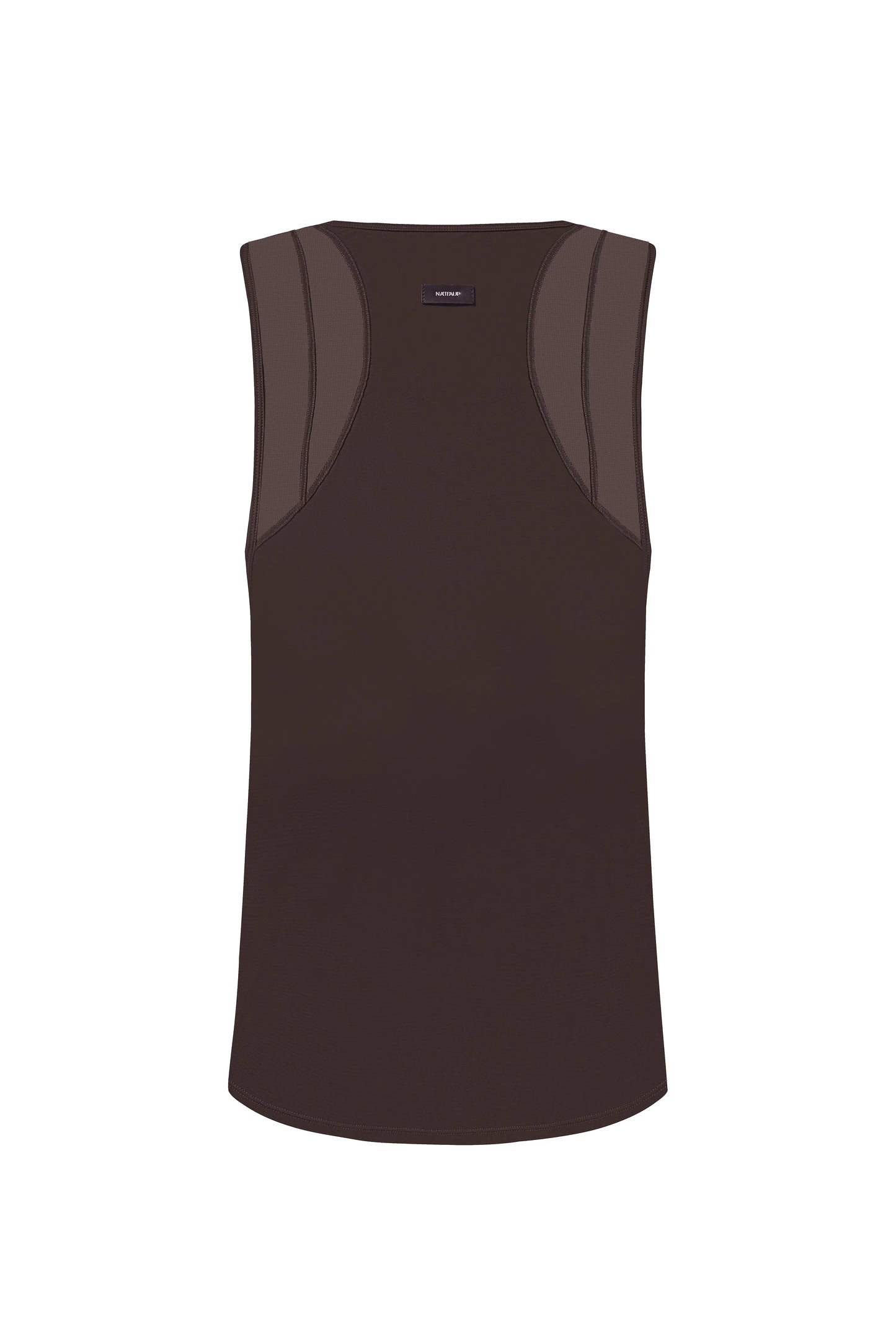 Mesh Sports Vest (Dark Brown)