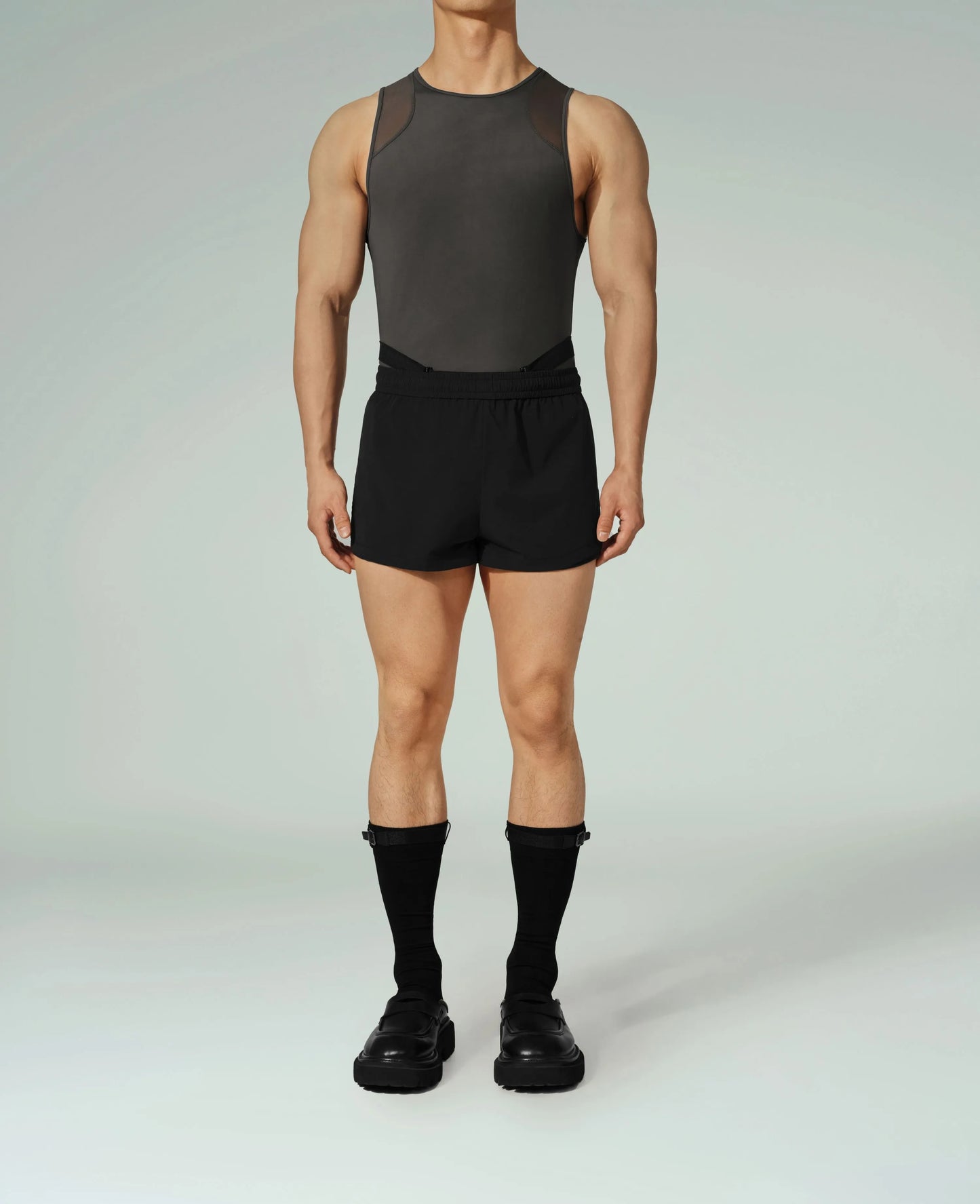 Mesh Sports Vest (Dusk Grey)