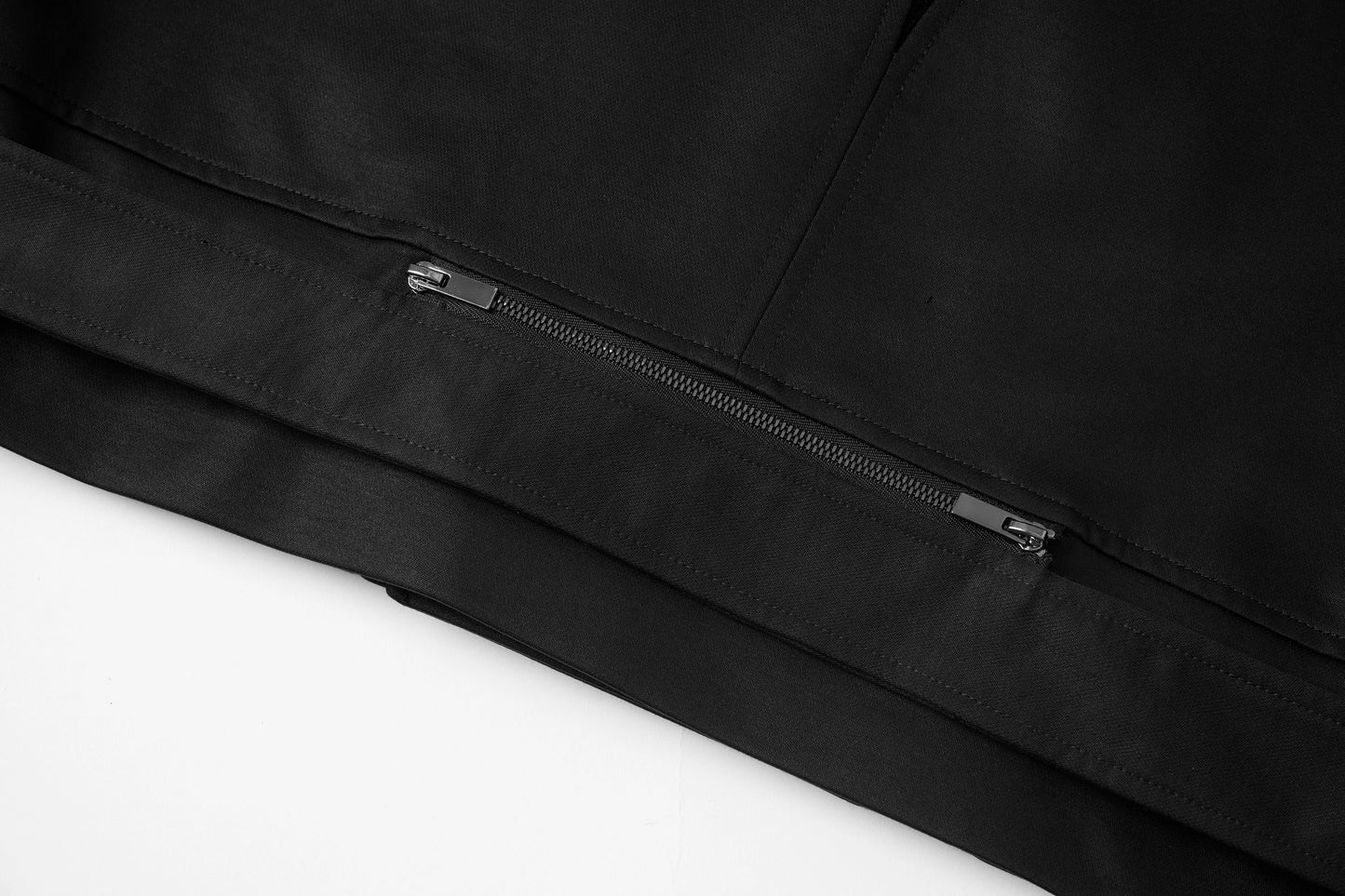 Mesh Belt Multi-Panel Short Jacket