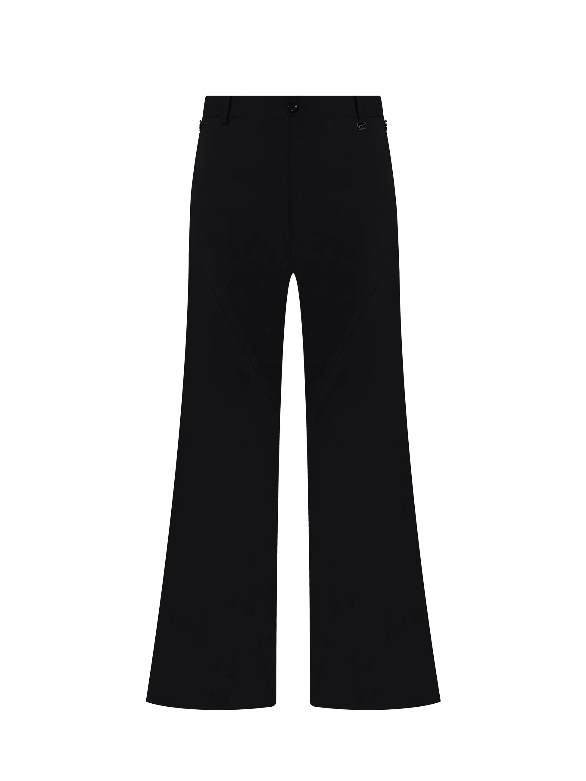 Black pants on a white background