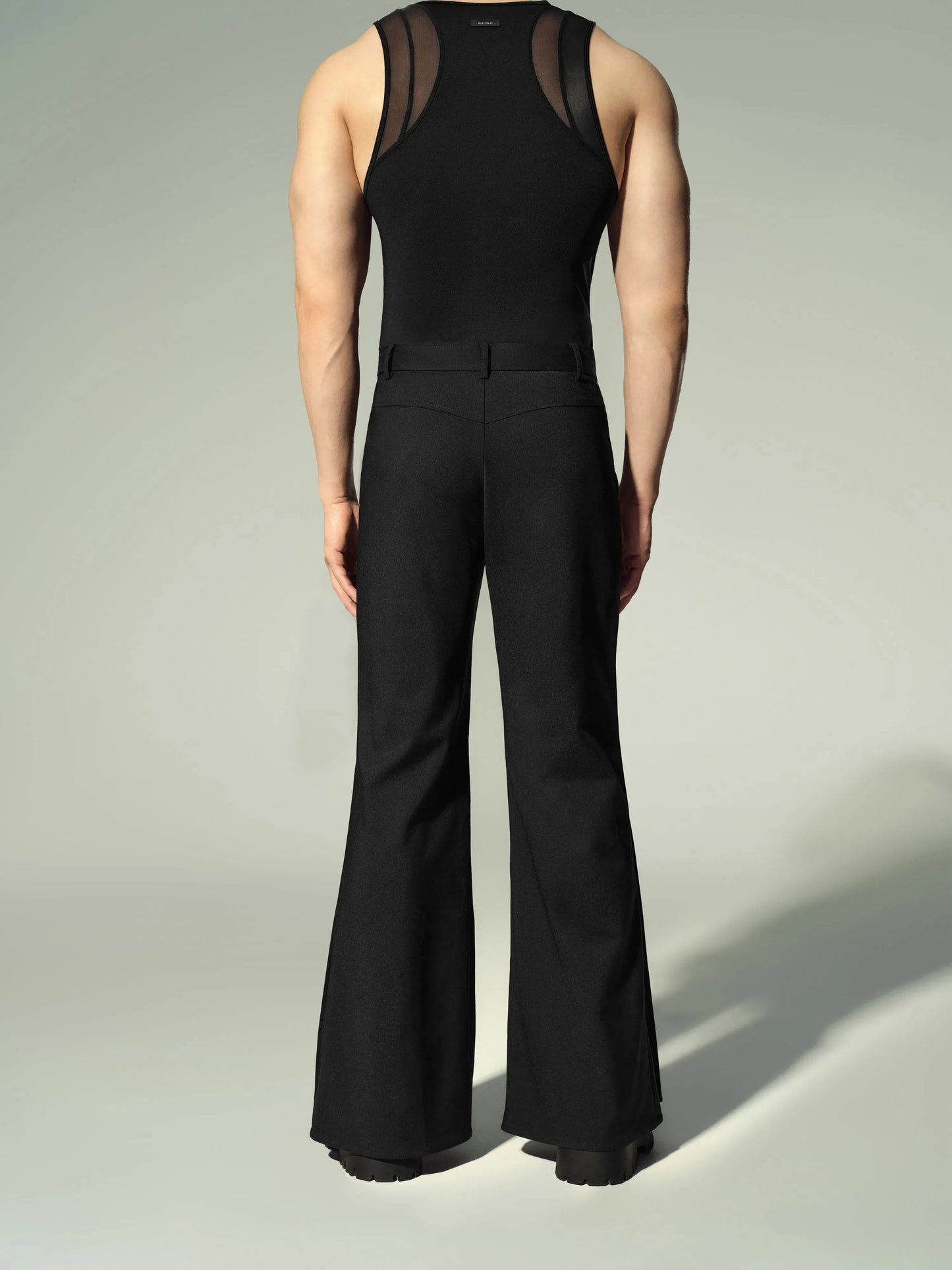 Mid-Rise Flared Pants
