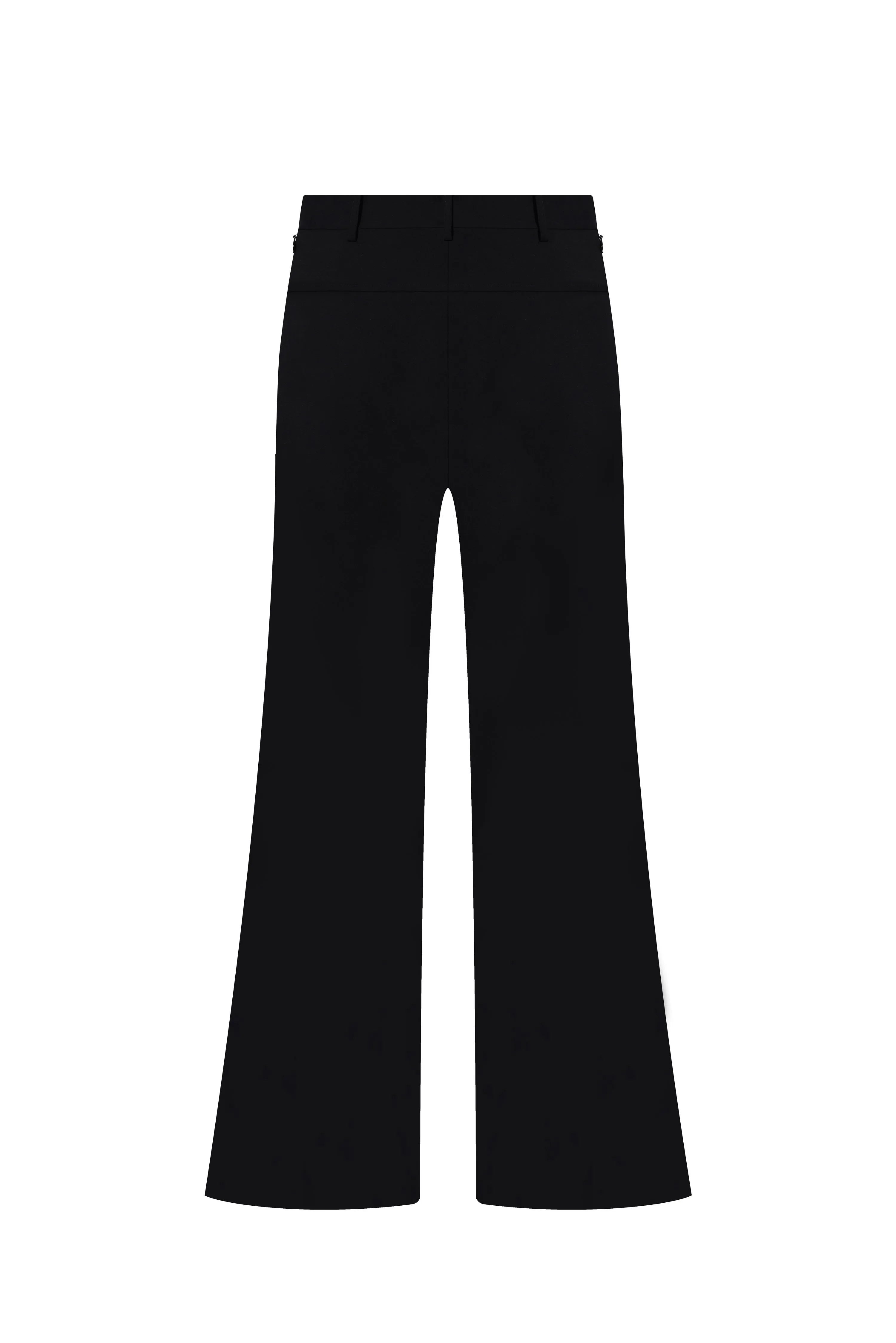 Mid-Rise Flared Pants