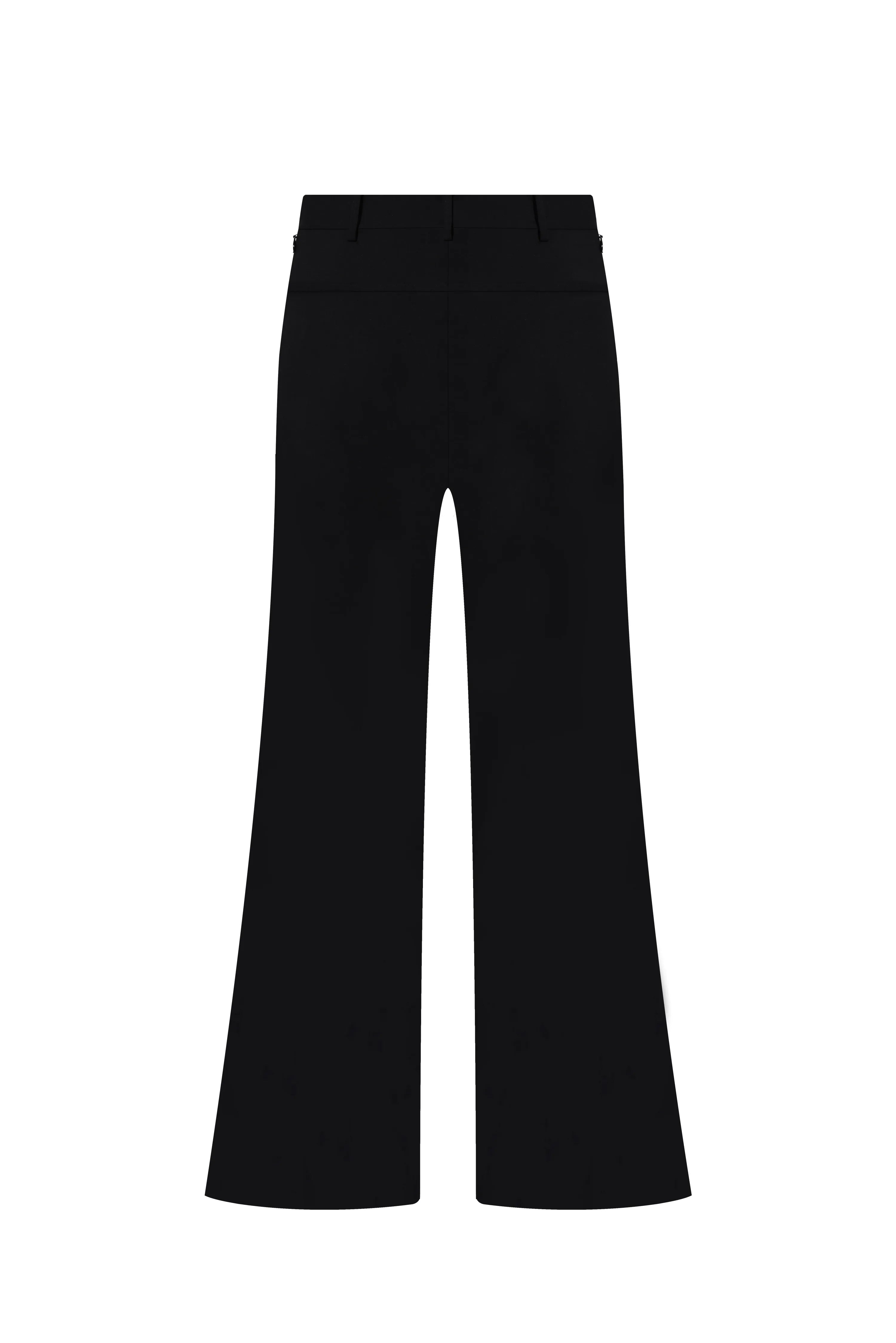 Mid-Rise Flared Pants