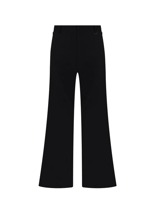 Mid-Rise Flared Pants
