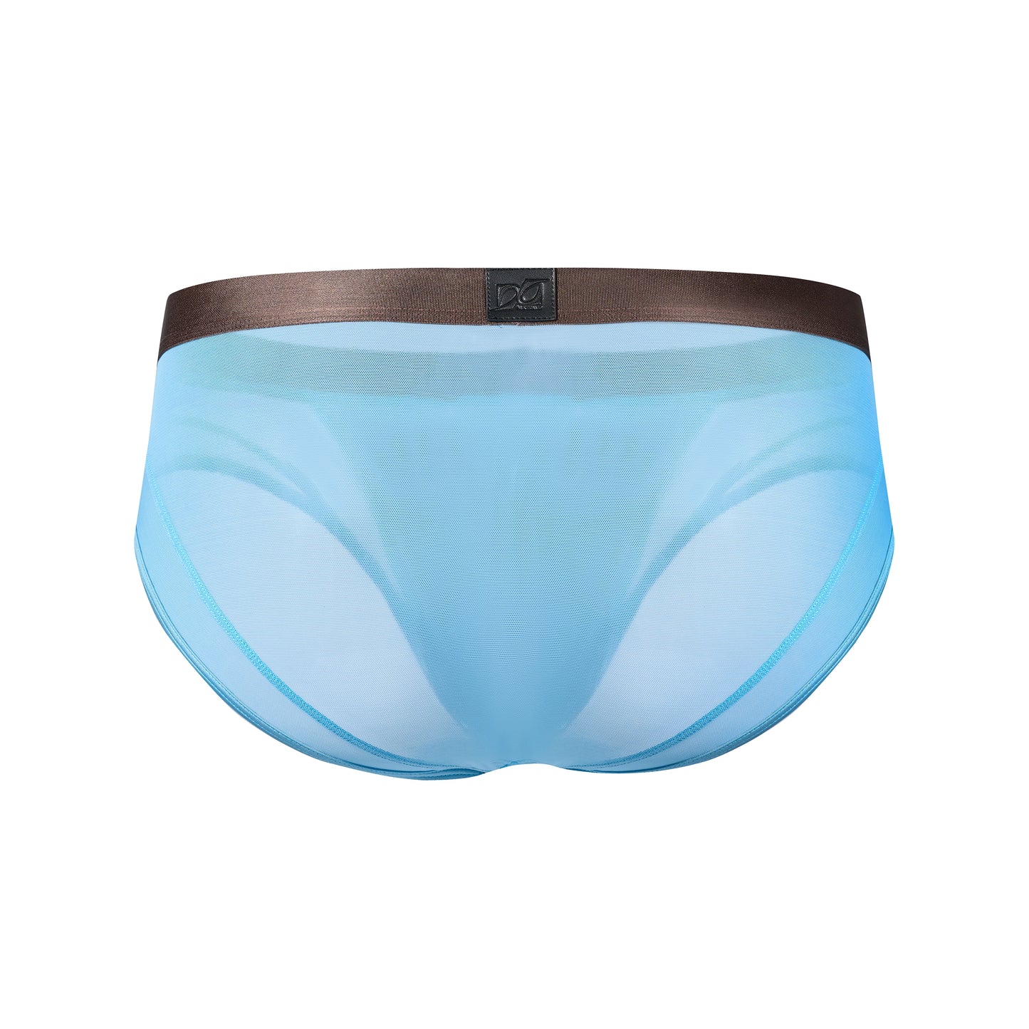 Mid Rise Satin Mesh Brief
