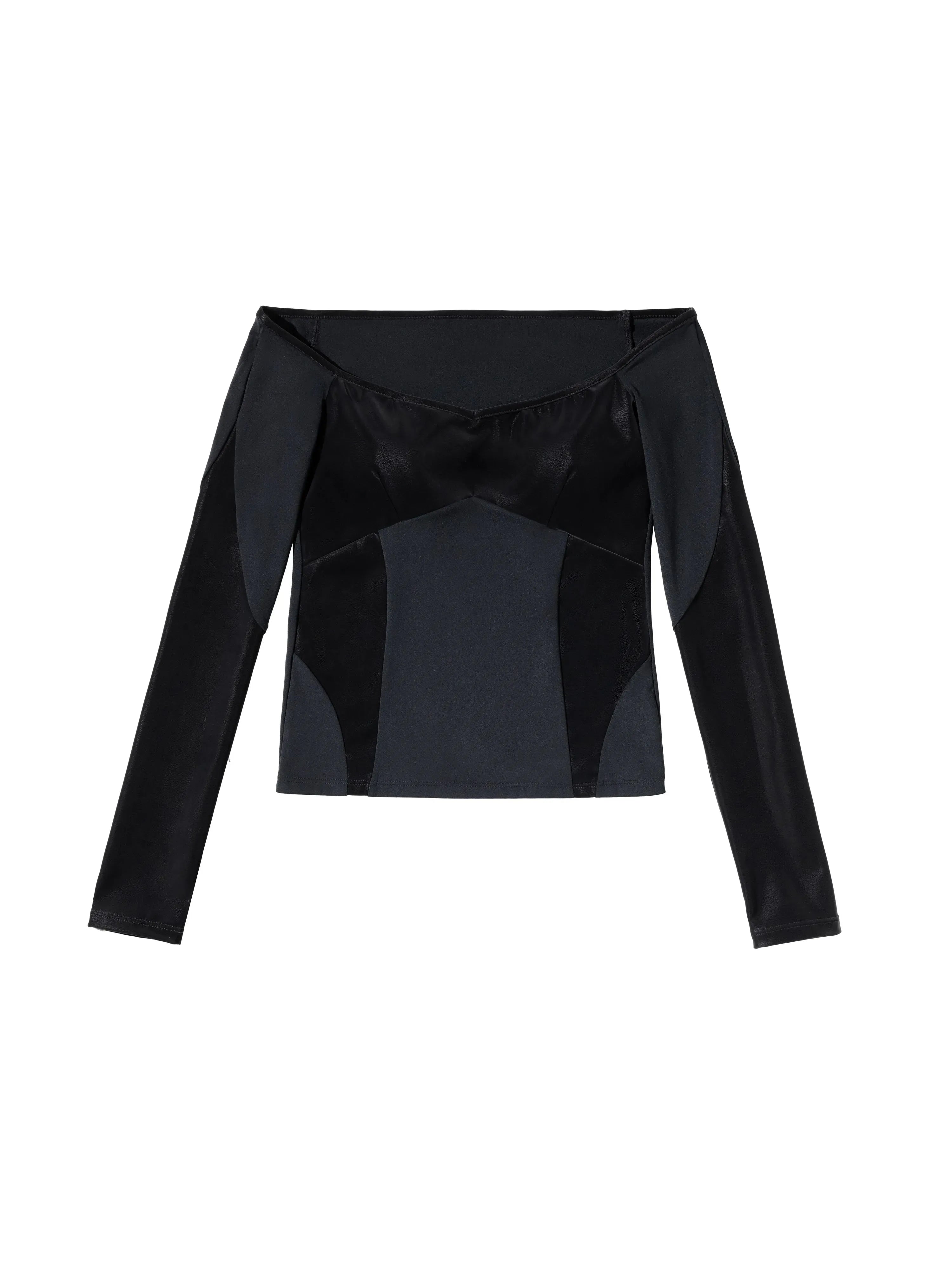 Off-Shoulder Long-Sleeve Base