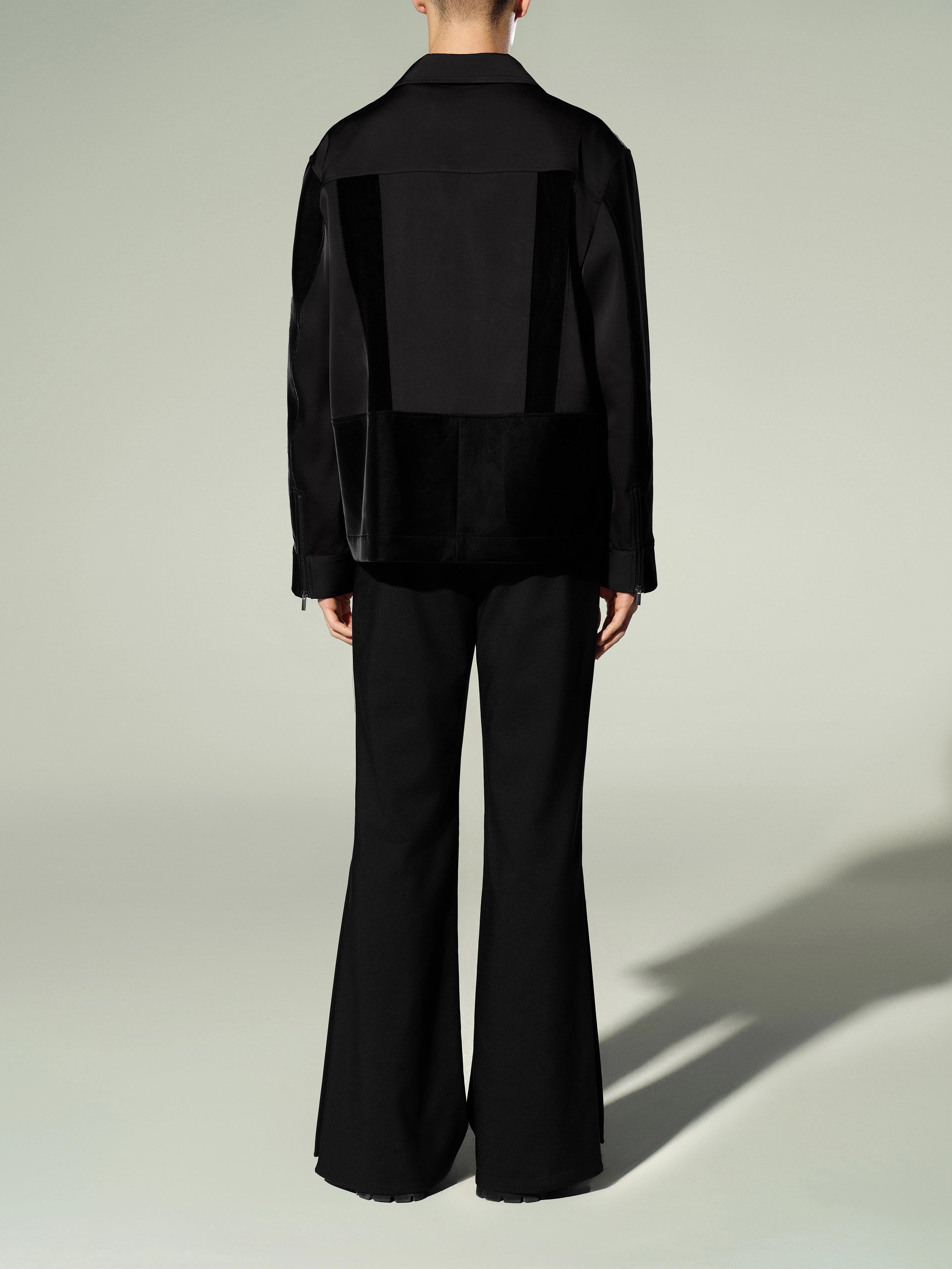 Oversized Cutout Zip Jacket