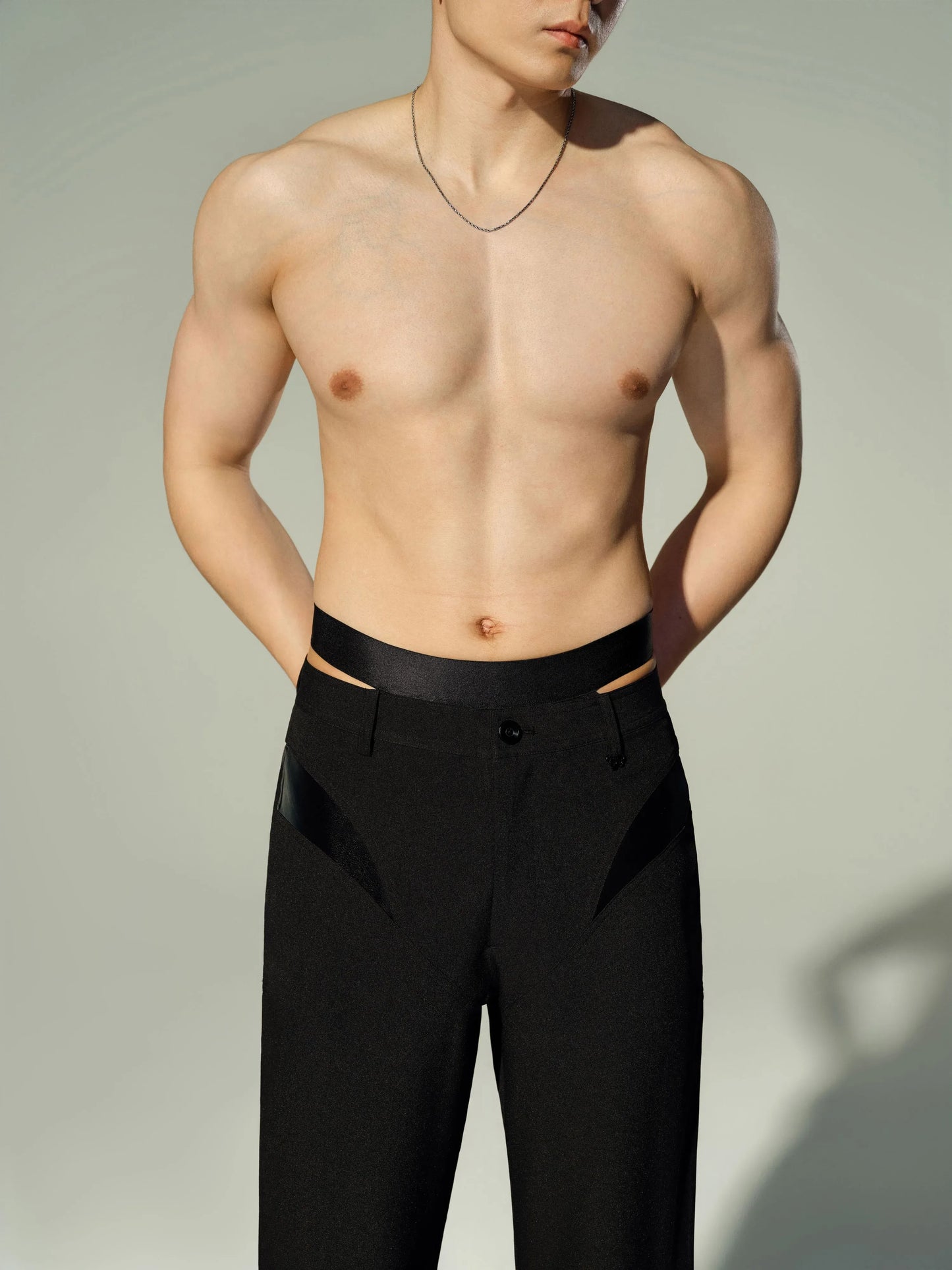 Paneled Dress Pants
