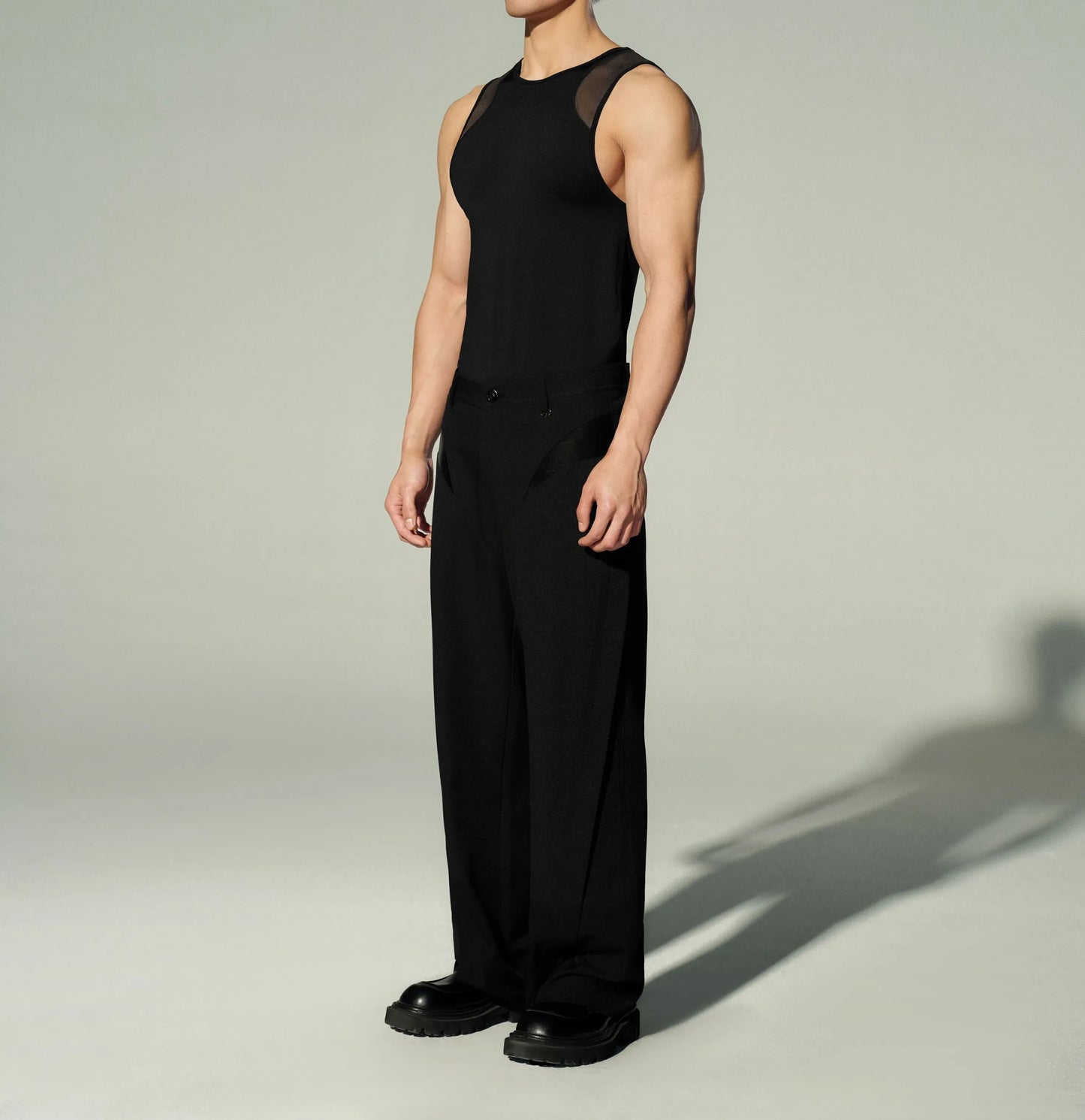 Paneled Dress Pants
