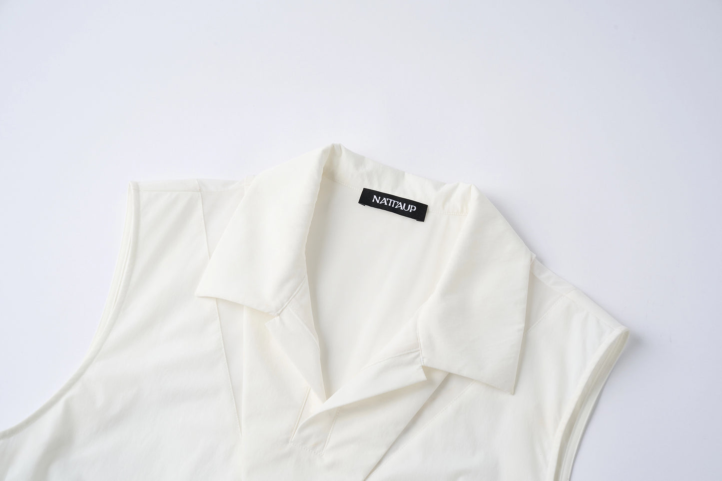 Panelled Polo Collar Vest