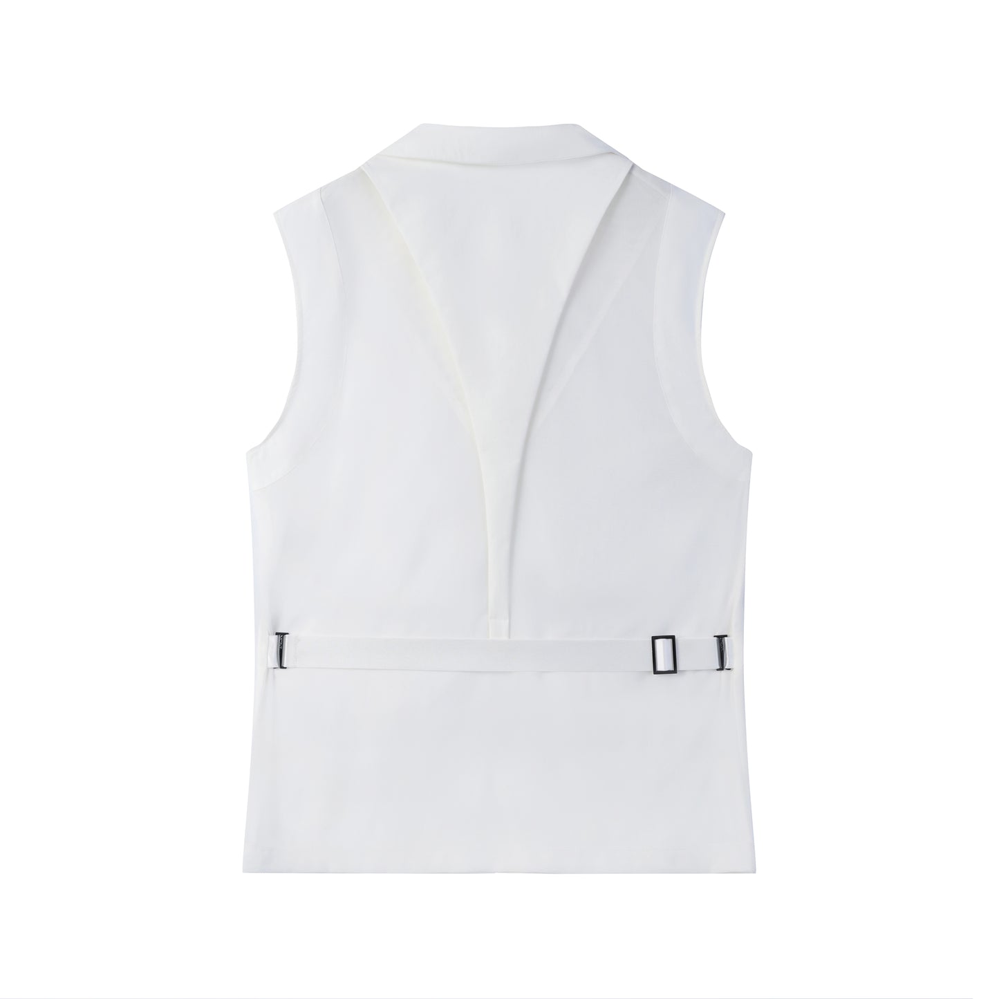 Panelled Polo Collar Vest