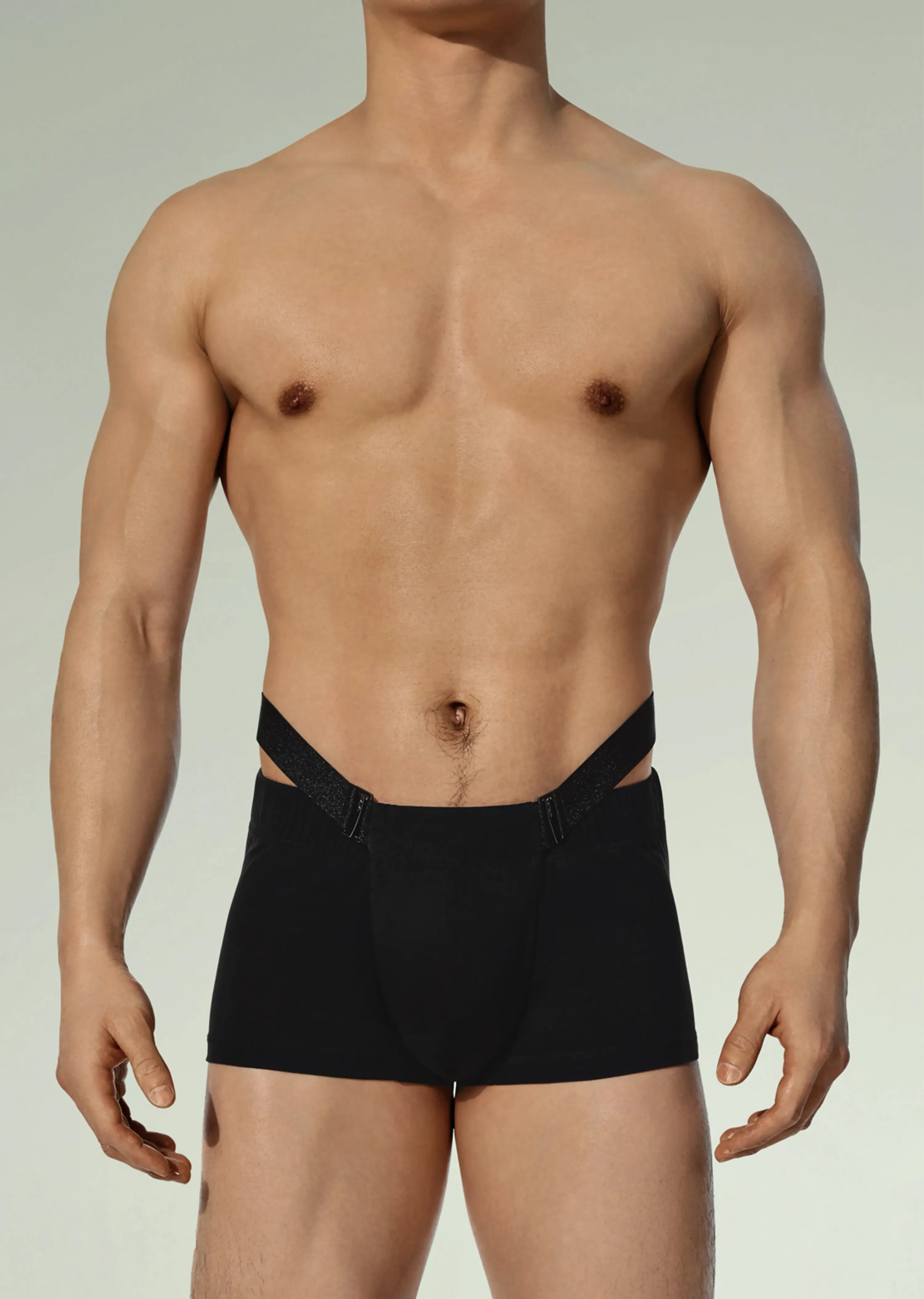Pants & Shirt & PB Trunk & Band (Heather & Khaki)