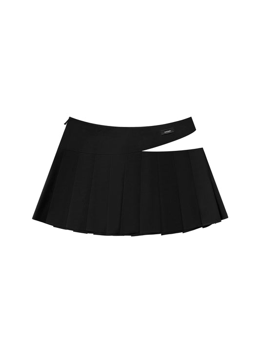 Pleated Mini Skirt