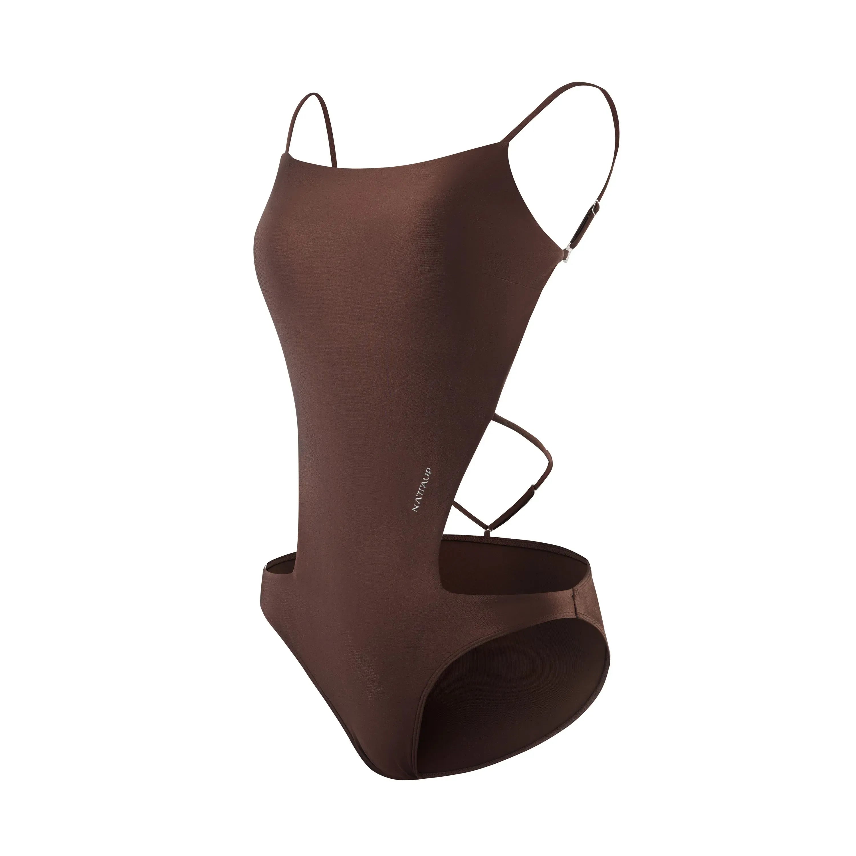 SQ Buckle Bandeau Set (Golden-Brown)