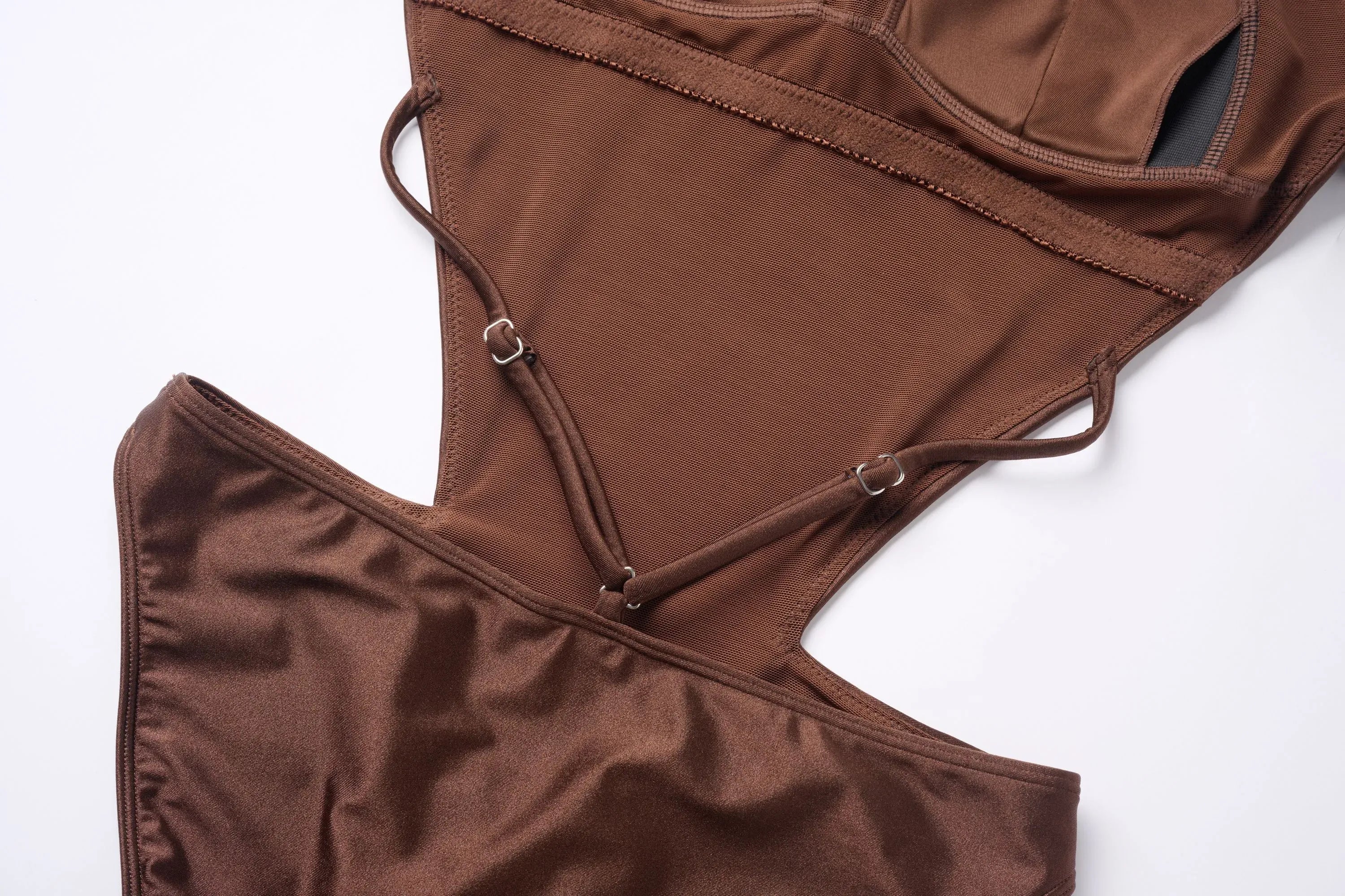 SQ Buckle Bandeau Set (Golden-Brown)