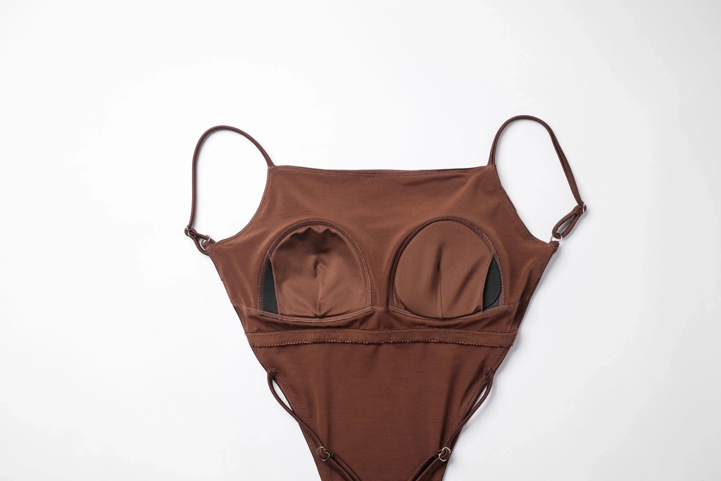 SQ Buckle Bandeau Set (Golden-Brown)