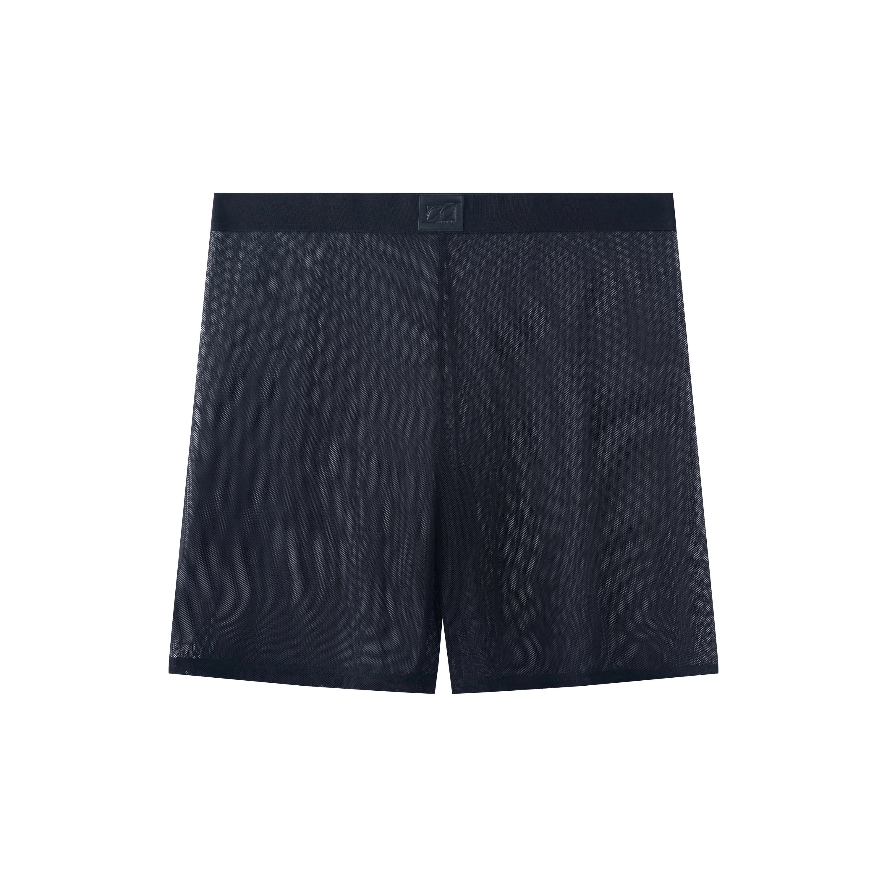 Satin Mesh Boxing Shorts & Mesh Shorts