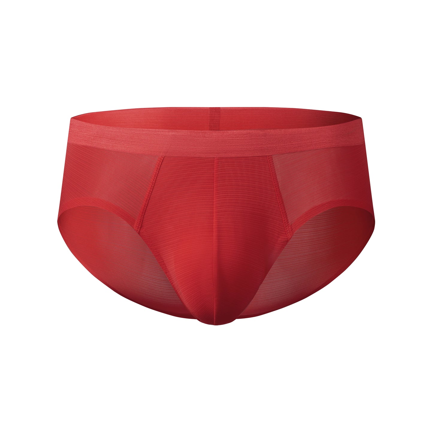 Satin-Striped Icy Silk Brief (Atelier Red*2)