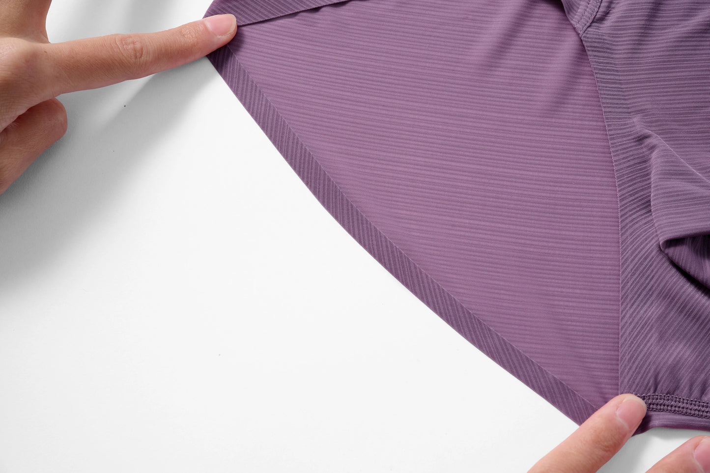Satin-Striped Icy Silk Brief (Canvas Mauve*2)