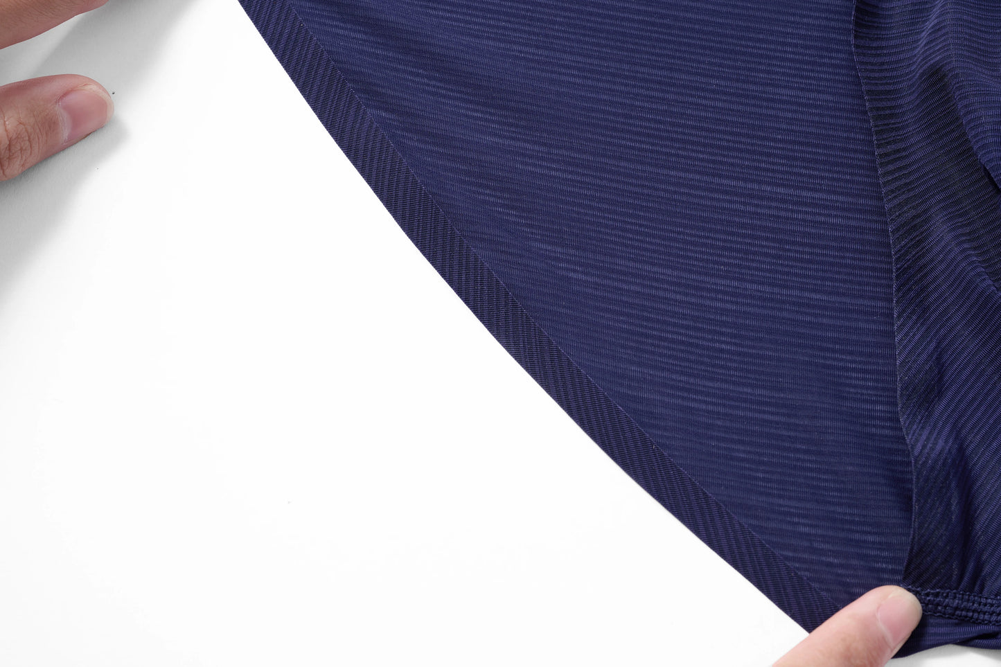 Satin-Striped Icy Silk Brief (Curtain Night Purple*2)