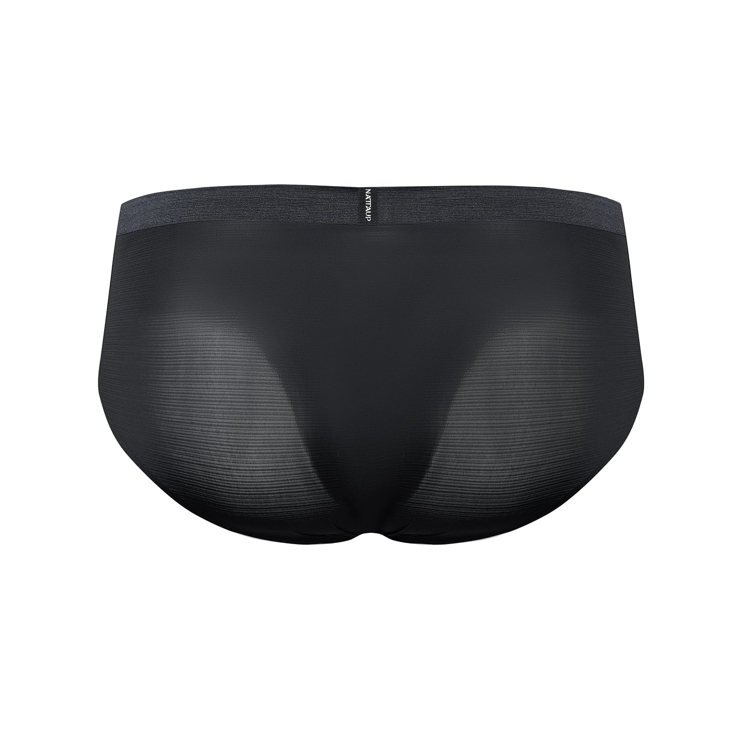 Satin-Striped Icy Silk Brief (Ink & Iris*2)