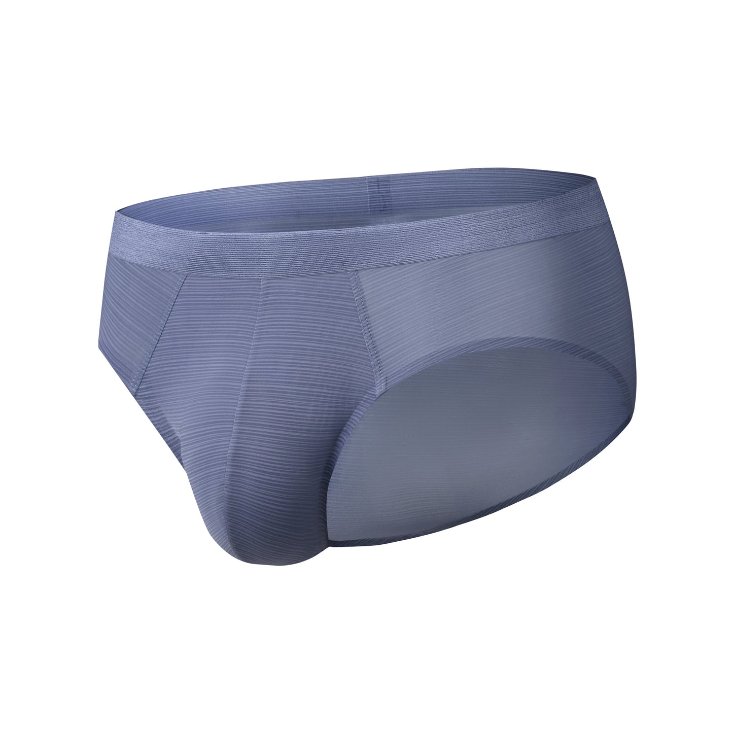 Satin-Striped Icy Silk Brief (Mercury Mist*2)