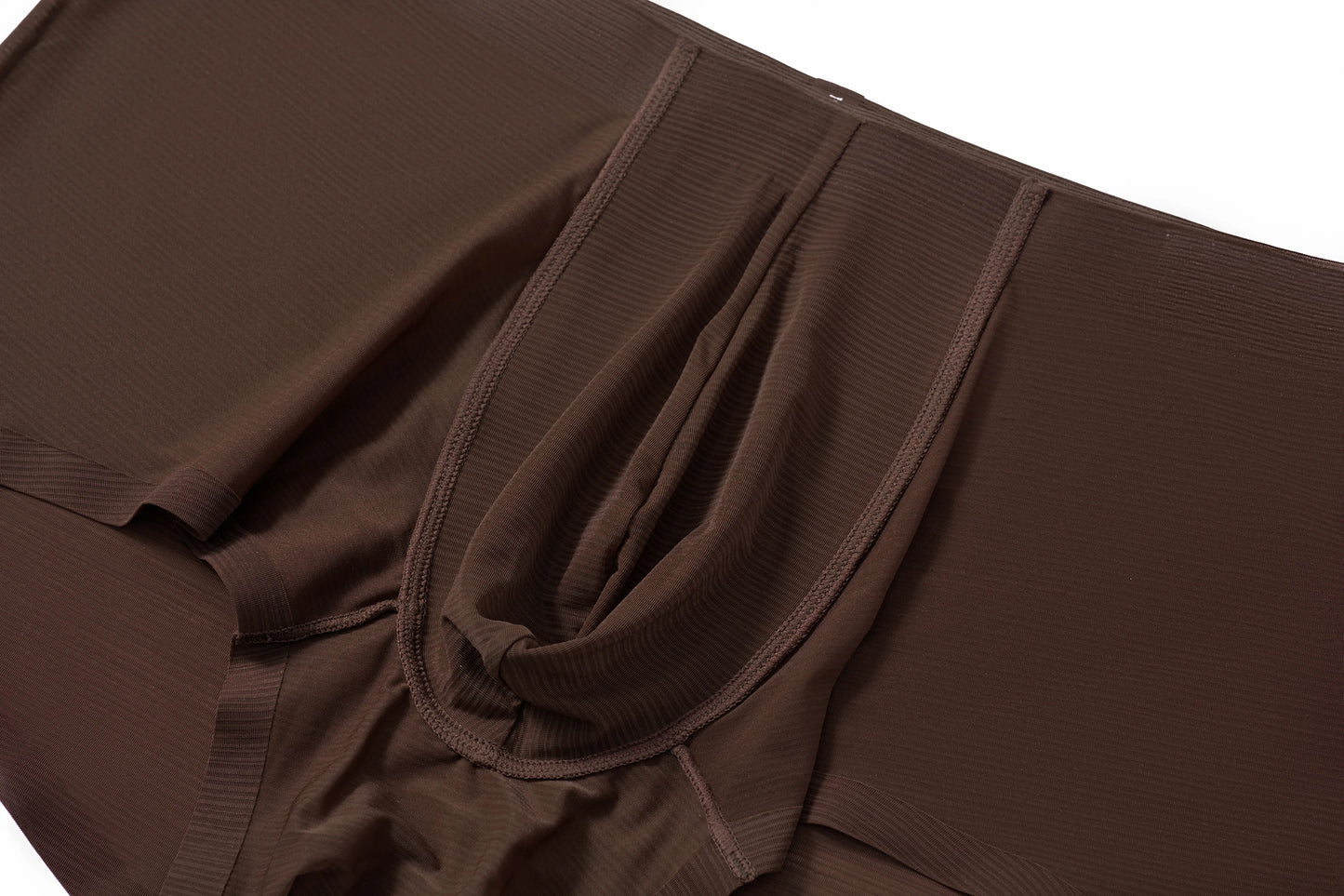 Satin-Striped Icy Silk Trunk (Darkroom Brown*2)