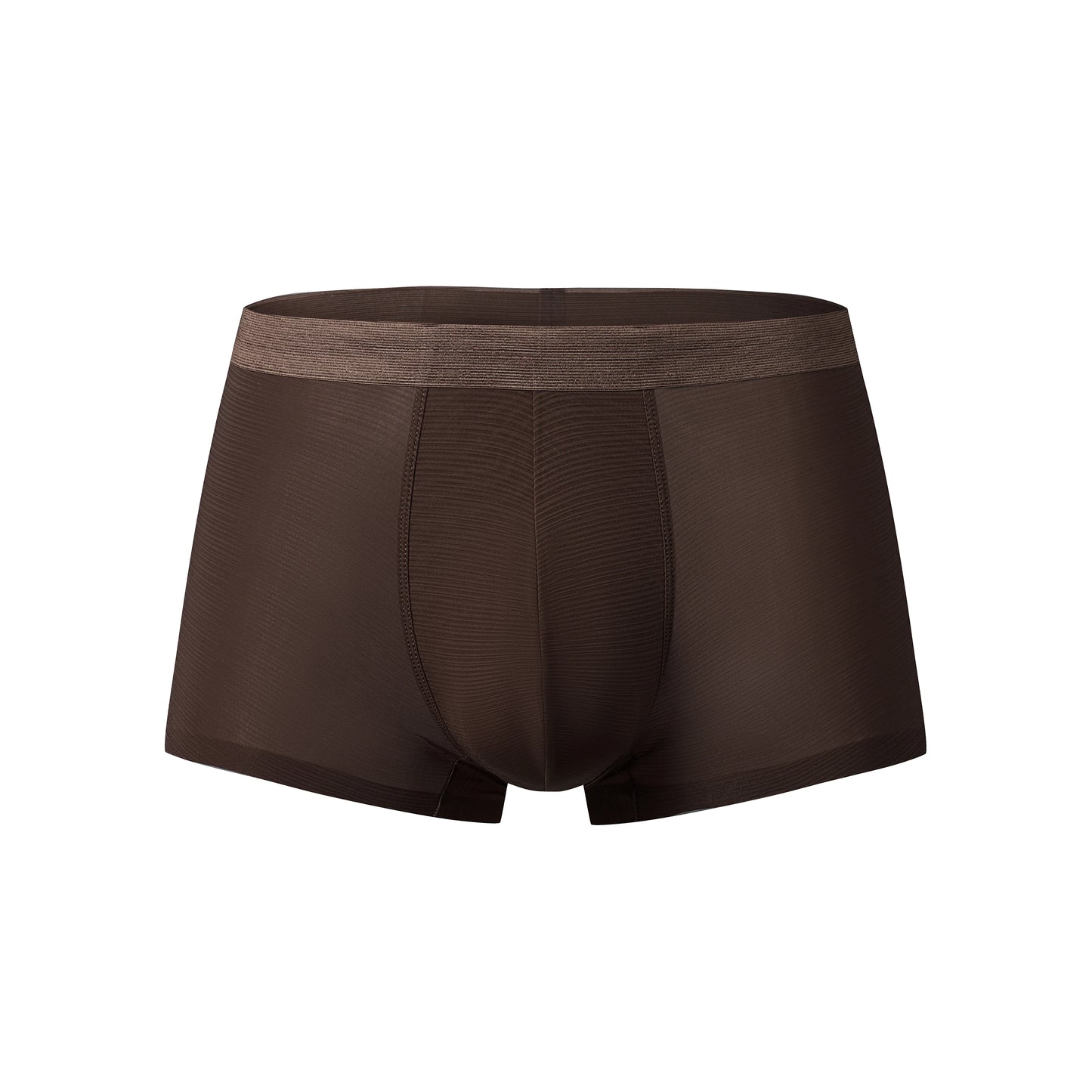 Satin-Striped Icy Silk Trunk (Darkroom Brown*2)