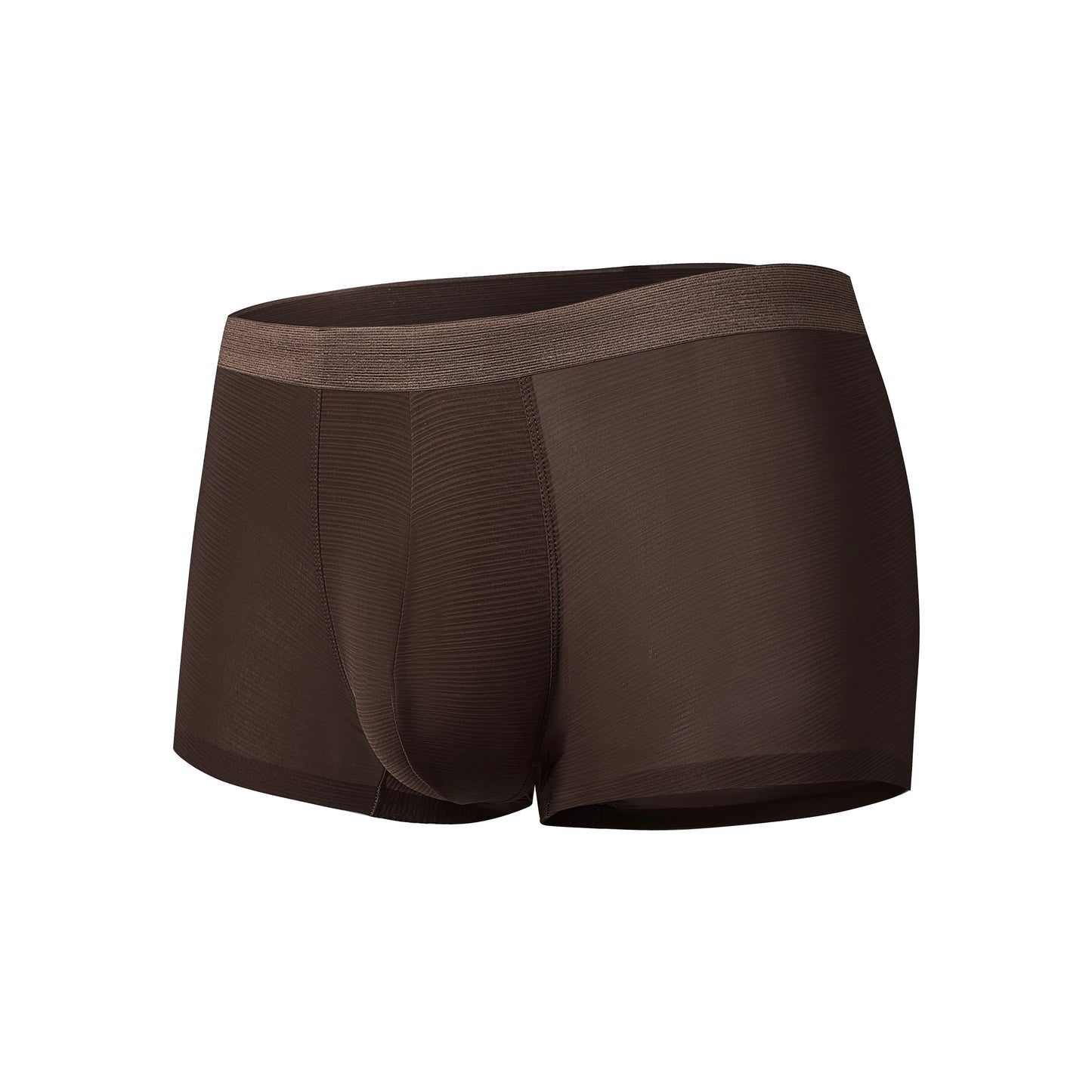 Satin-Striped Icy Silk Trunk (Darkroom Brown*2)