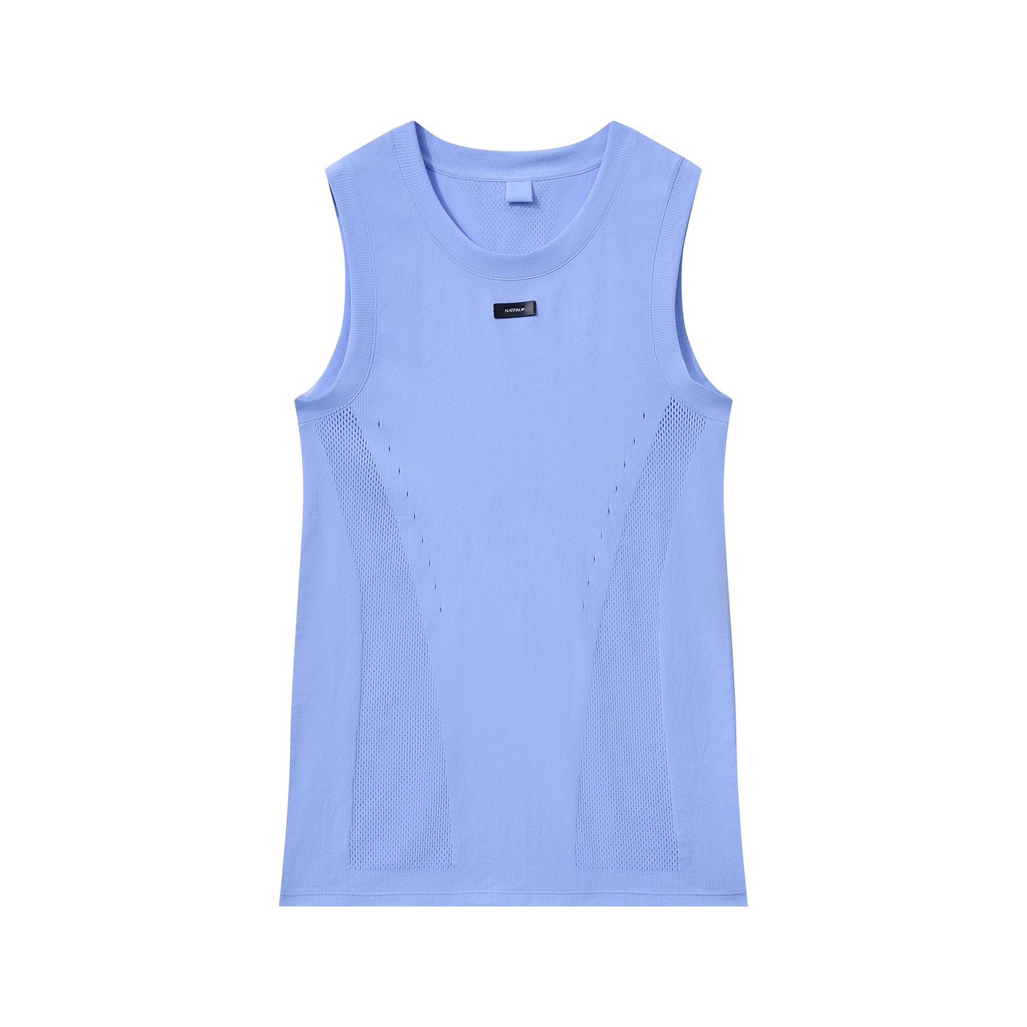 Seamless Openwork Vest & Long Sleeve Top