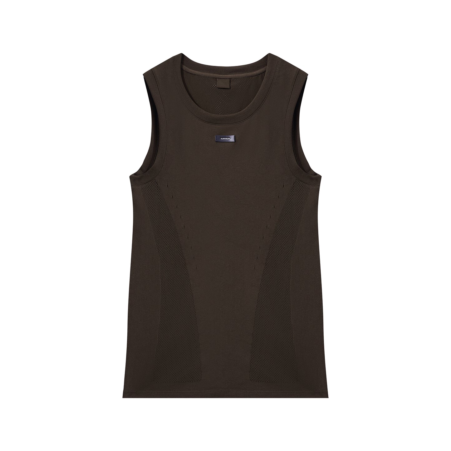Seamless Openwork Vest & Long Sleeve Top
