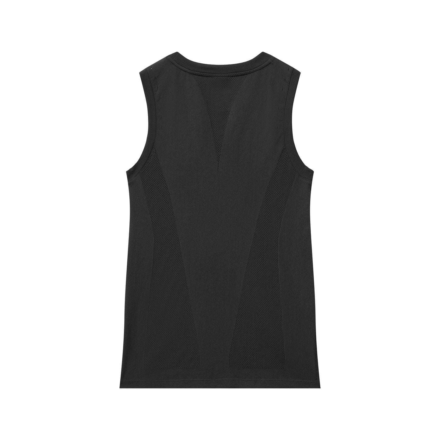 Seamless Openwork Vest & Long Sleeve Top