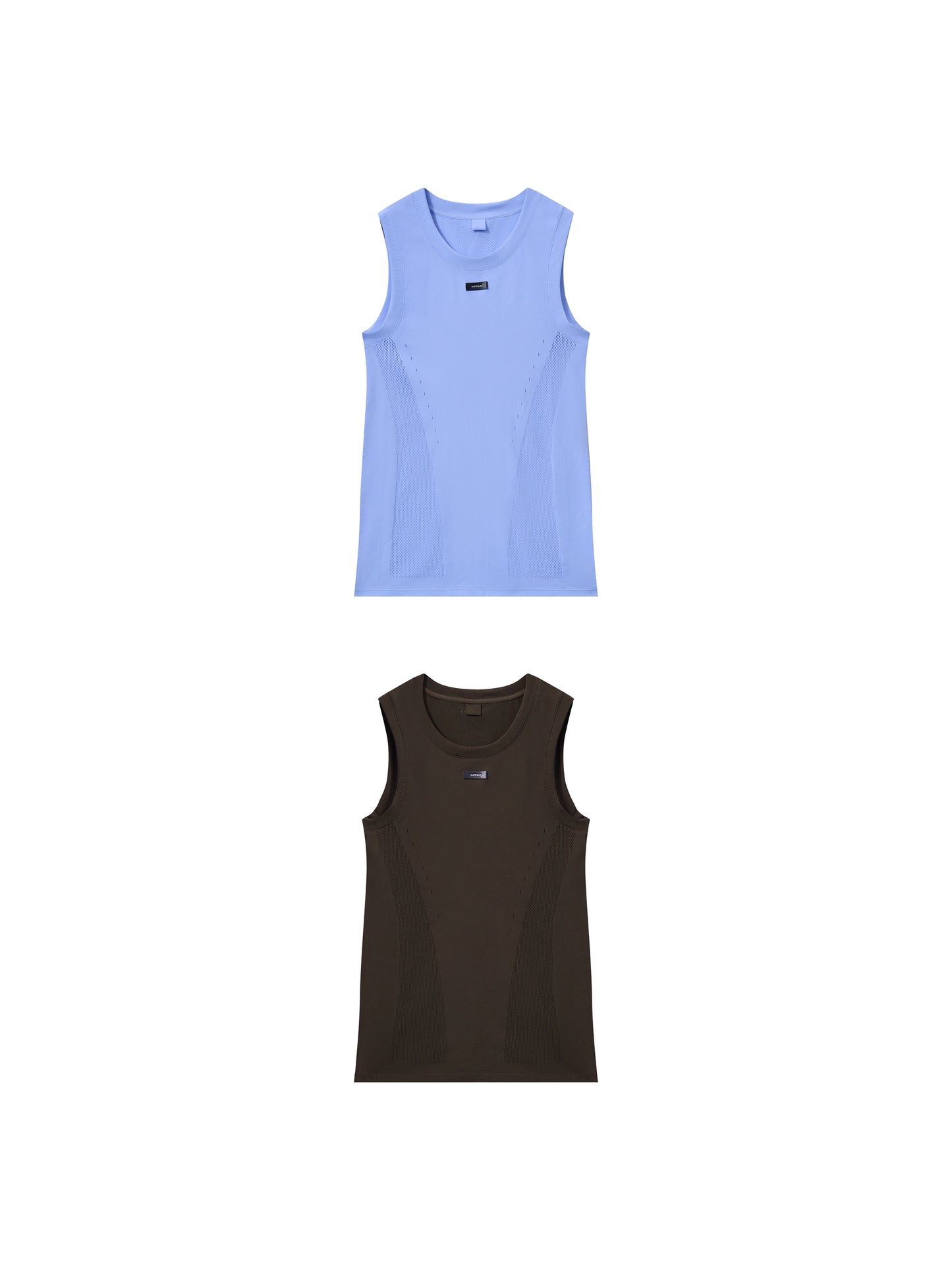 Seamless Openwork Vest (Grape Violet Brown)