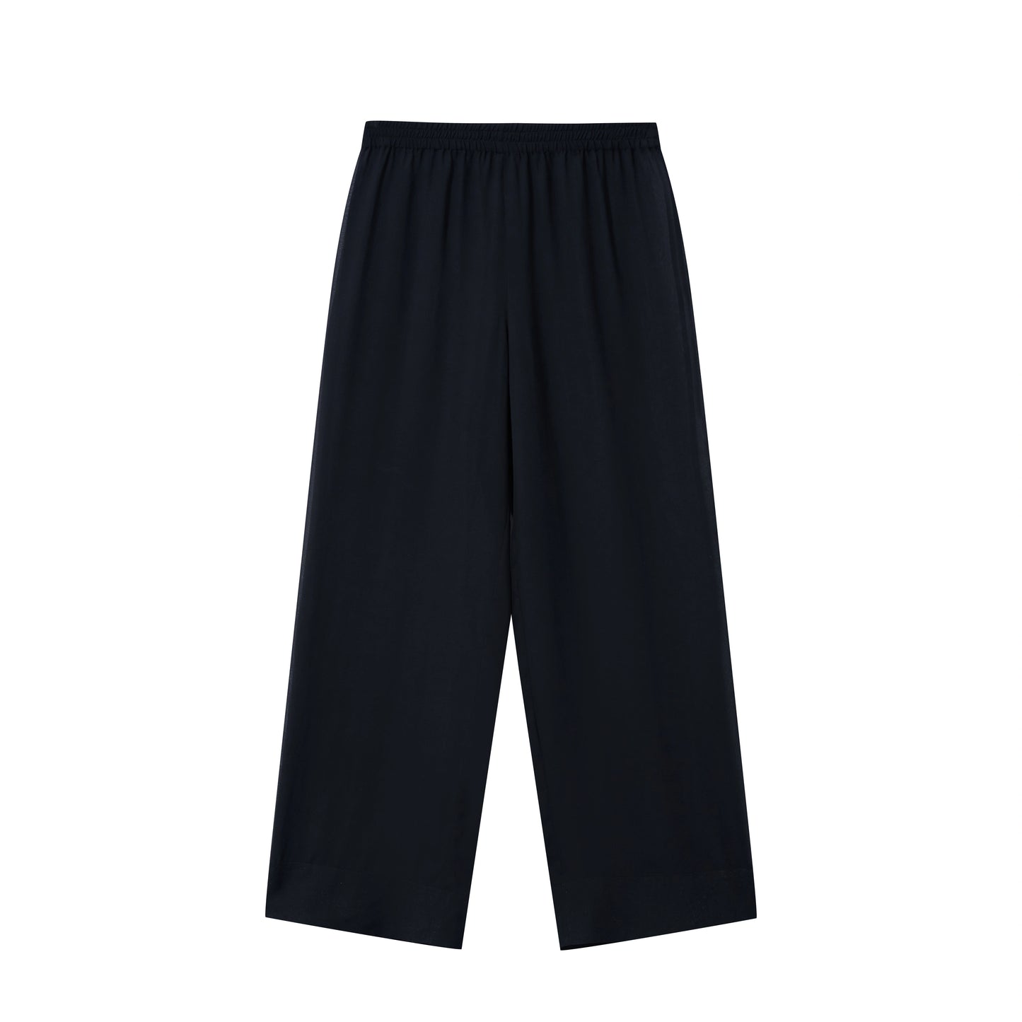 Deep V Neck Sheer Mesh Top & Sheer-Inspired Trouser